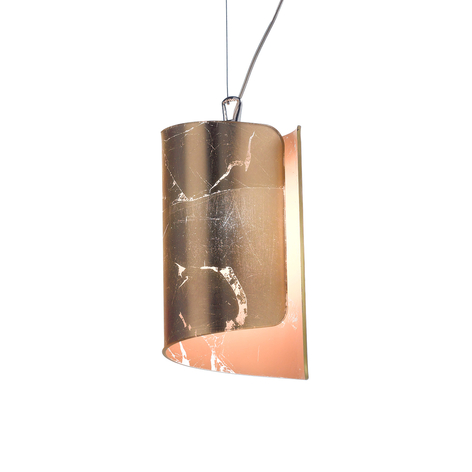 Hängeleuchte Papiro mit Glasschirm Ø 15 cm