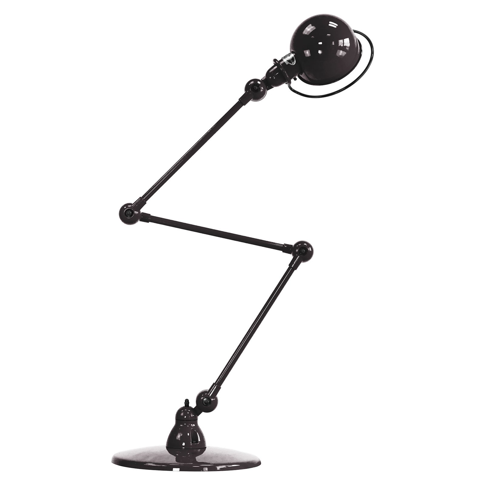 Jieldé Loft D9403 zglobna podna svjetiljka, crna