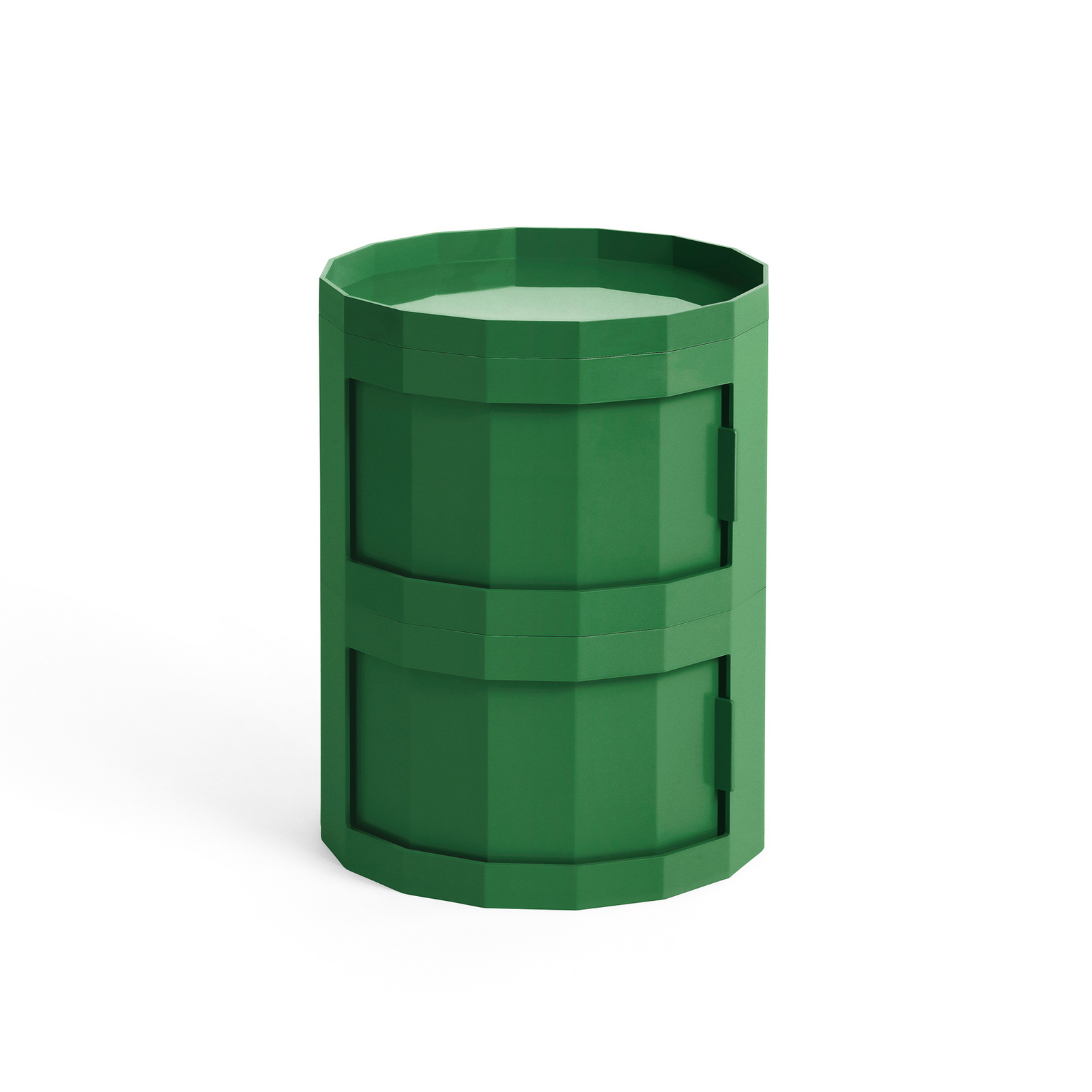 Facet Cabinet 20 sidobord, mörkgrön, ABS - HAY