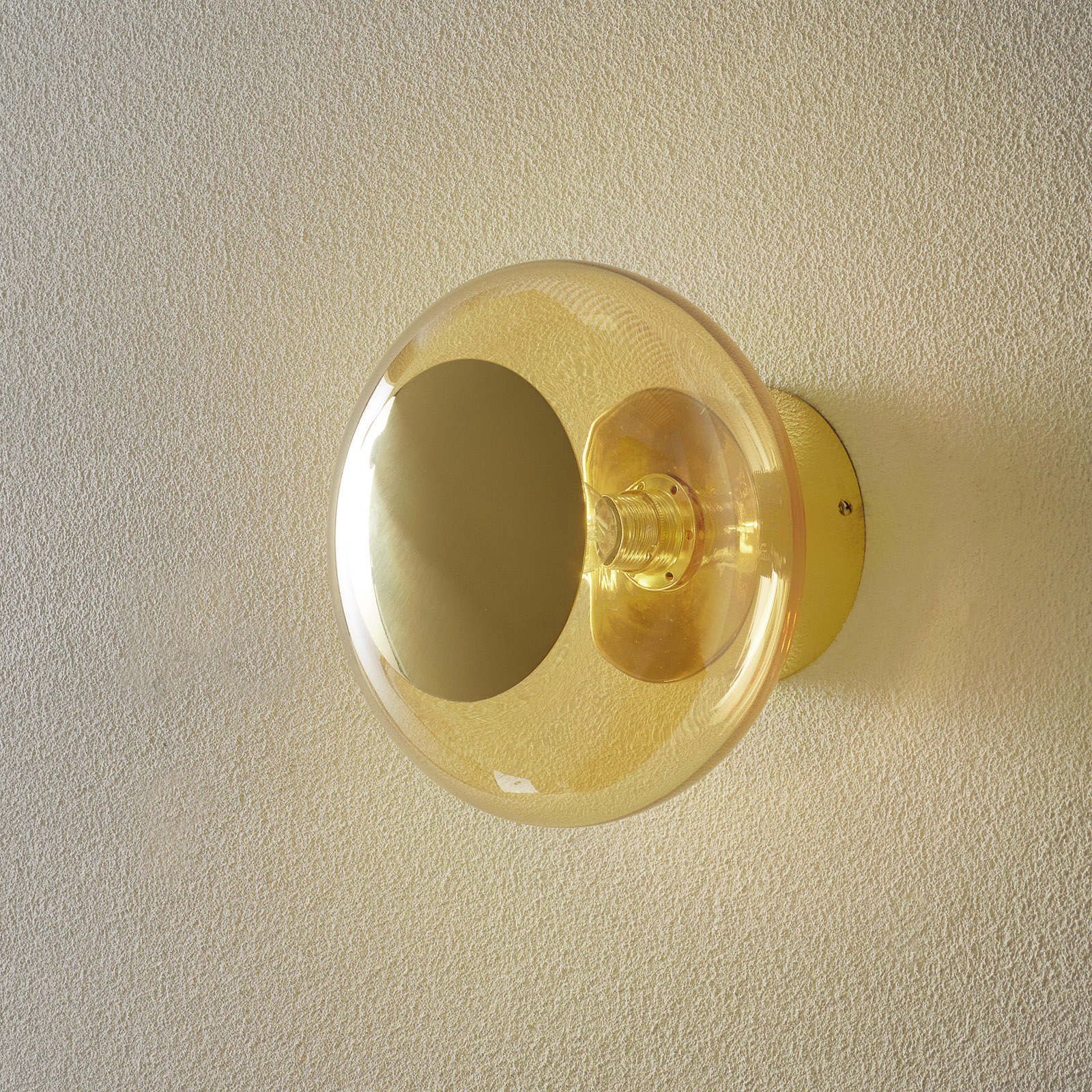 EBB & FLOW Horizon socket gold/smoky gold Ø 21 cm