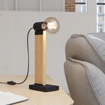 Namizna svetilka EGLO Bailrigg iz lesa