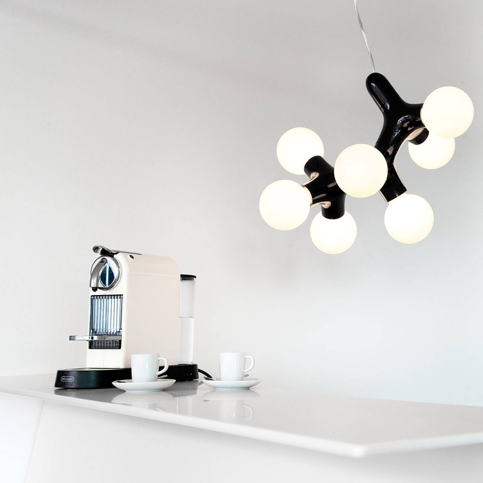  Next Next Dna Triple - 7-bulb Pendant Light, Black 