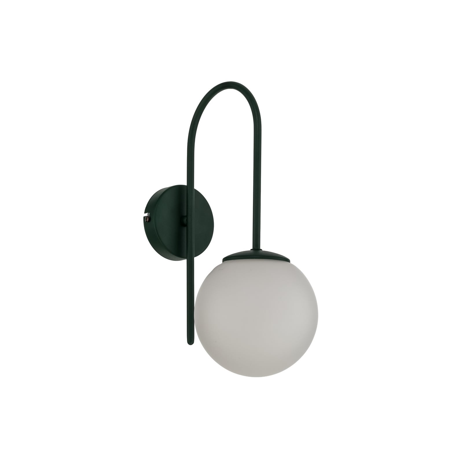 Wandlampe Cambridge, dunkelgrün, Höhe 34 cm, Metall/Glas E14 Wandlampe Cambridge, dunkelgrün, Höhe 34 cm, Metall/Glas E14