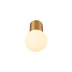 SLV Varyt loftlampe til badeværelset, messingfarvet, aluminium, Ø 12 cm