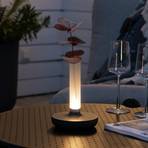 Lampe table LED Biarritz IP54 batterie CCT noire