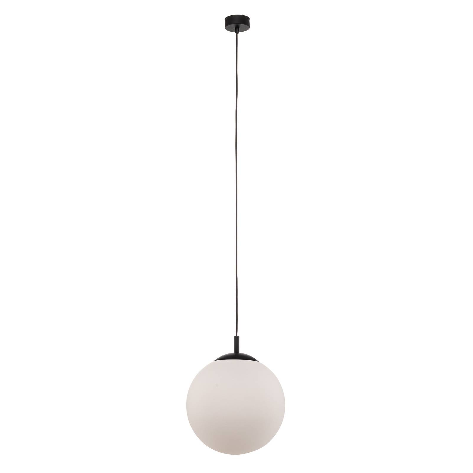 Suspension Maxi abat-jour verre 1 lampe Ø 30cm