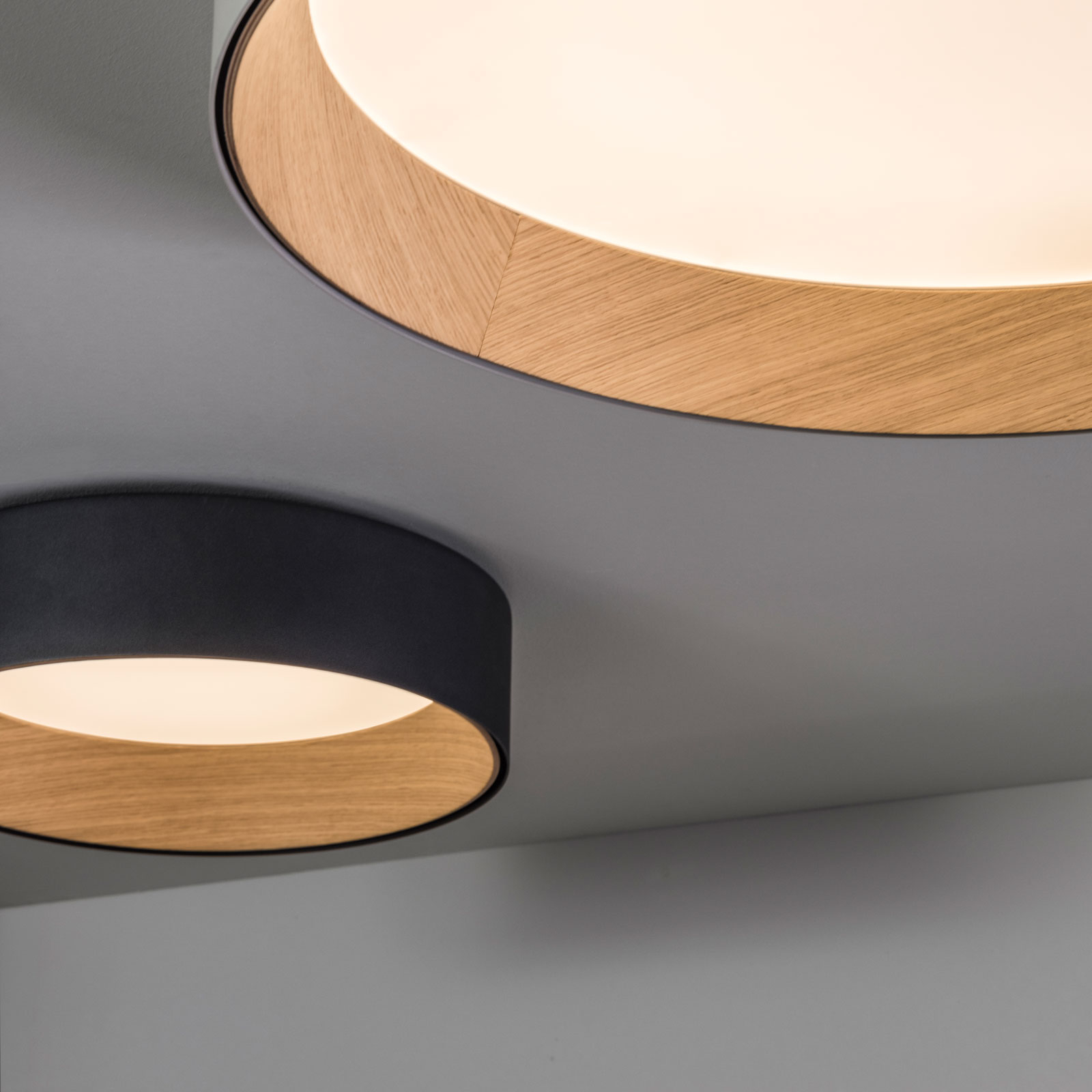 Vibia Duo 4870 LED-taklampe, grå