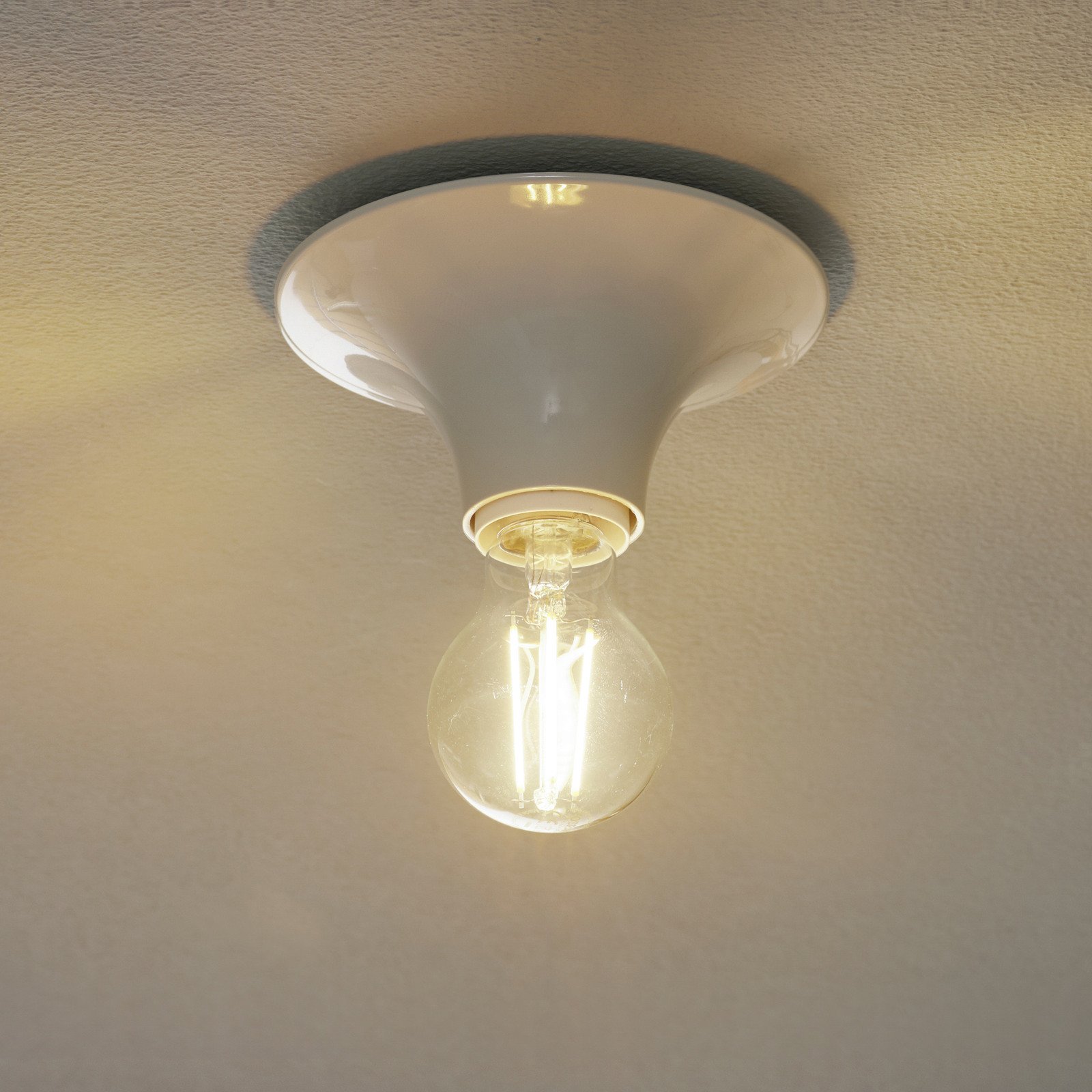 Artemide Teti plafonieră de design albă - Camera de zi / sufragerie - alb lucios - Plastic