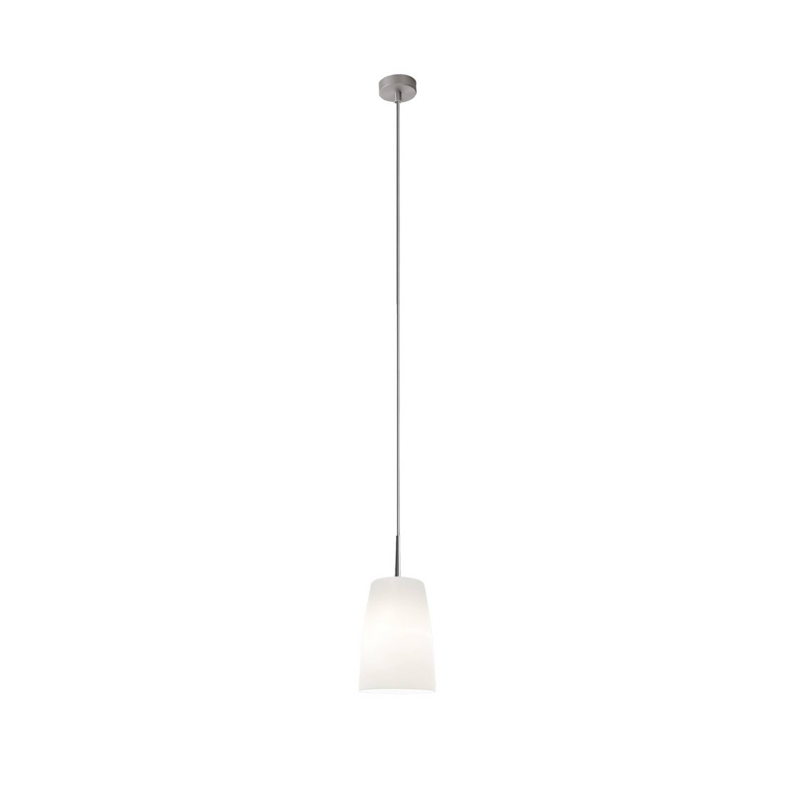 Casablanca Hängelampe Mesa, weiß, Glas, Ø 14 cm, E27