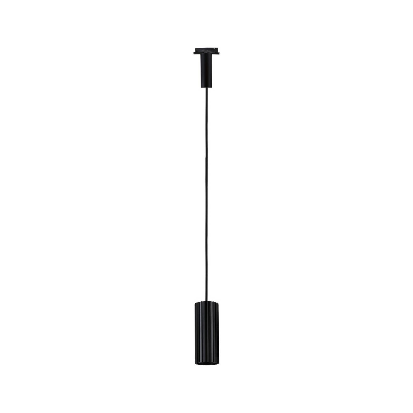 Paulmann URail Schienen-Hängelampe Lirena schwarz Ø 6cm GU10