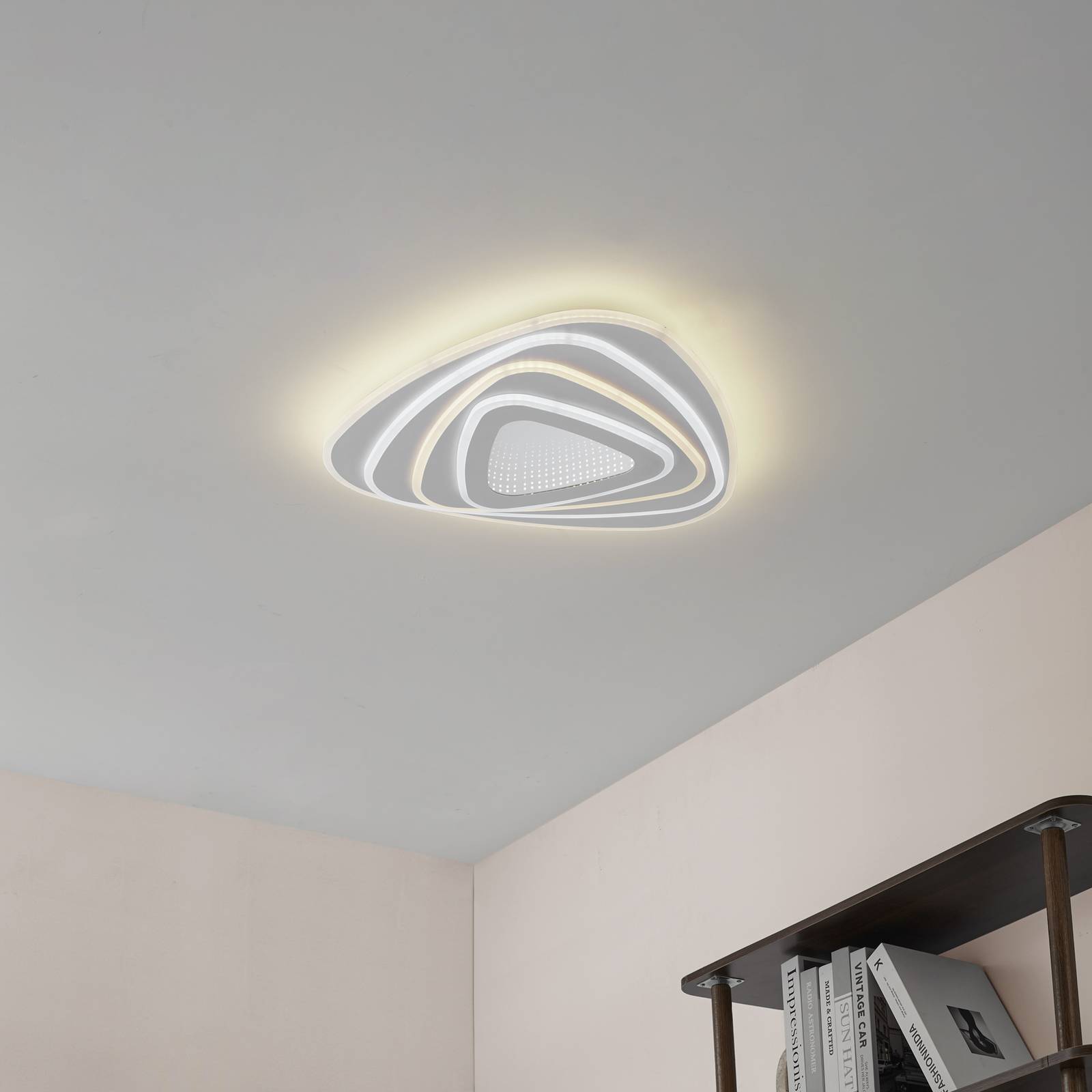 Lindby LED-Deckenleuchte Rebeka, 48x49cm, CCT, Fernbedienung günstig online kaufen