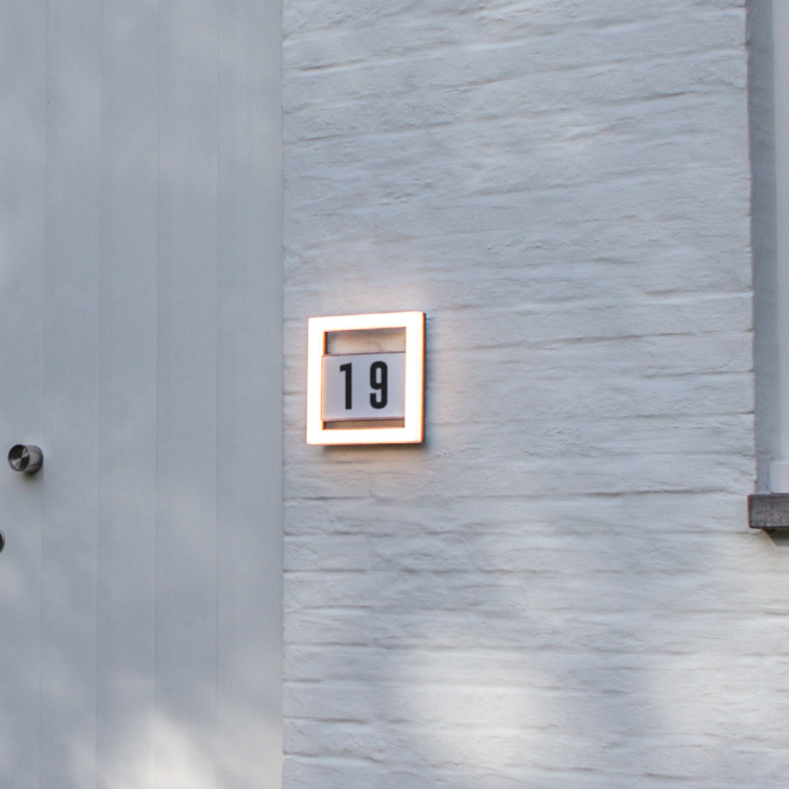 Alice LED house number light no sensor