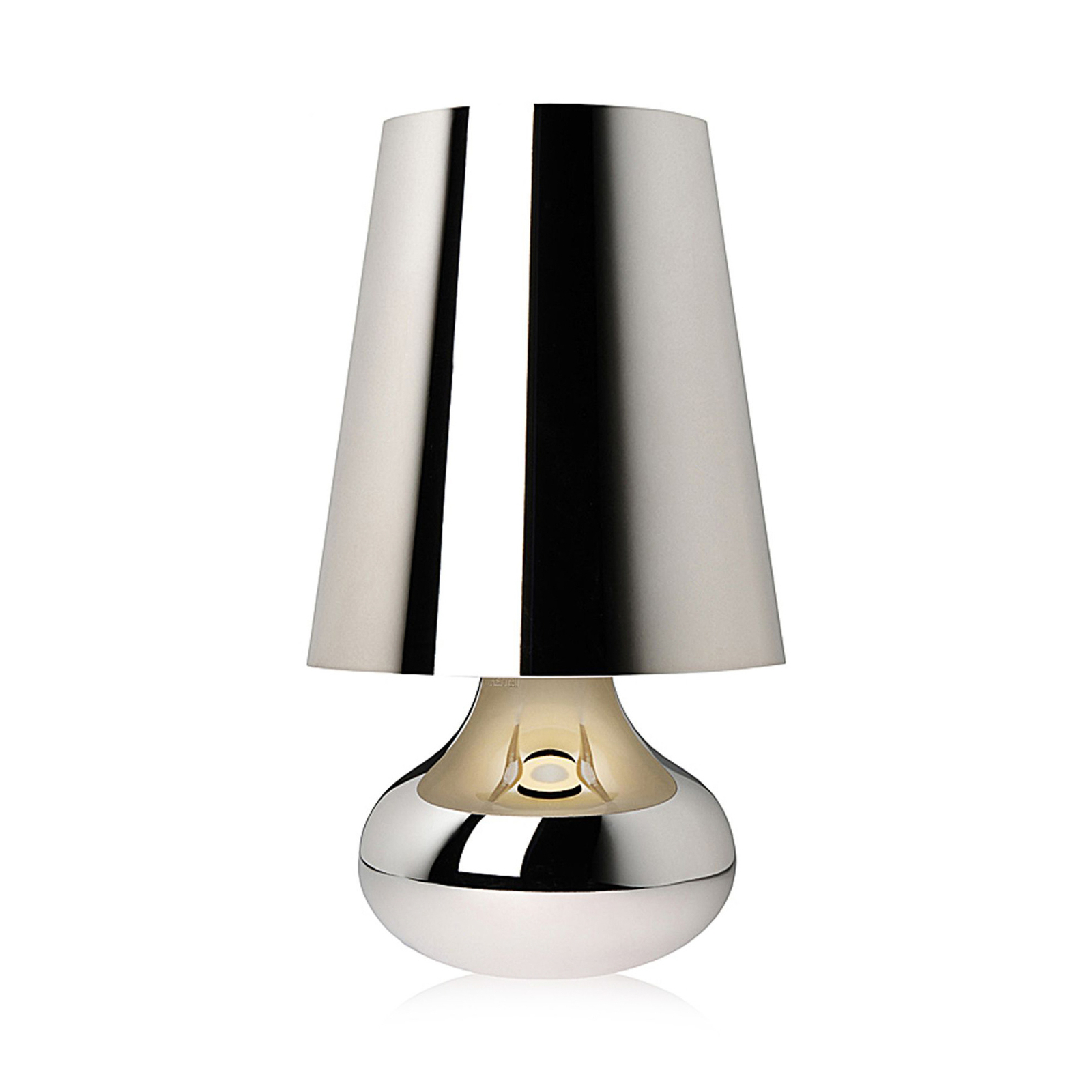 Kartell Cindy LED table lamp, metallic platinum