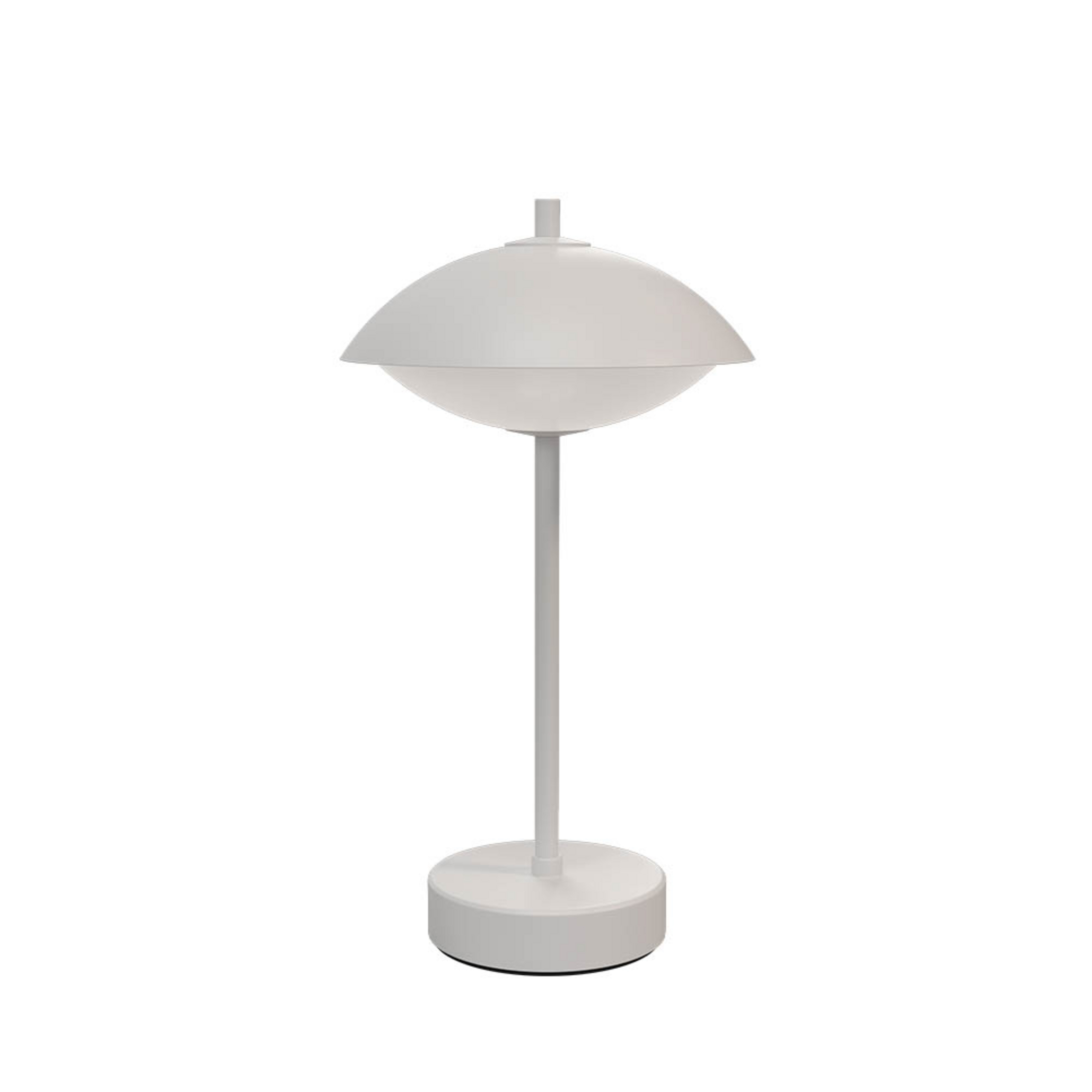 Clam Portable Table Lamp White - Fritz Hansen