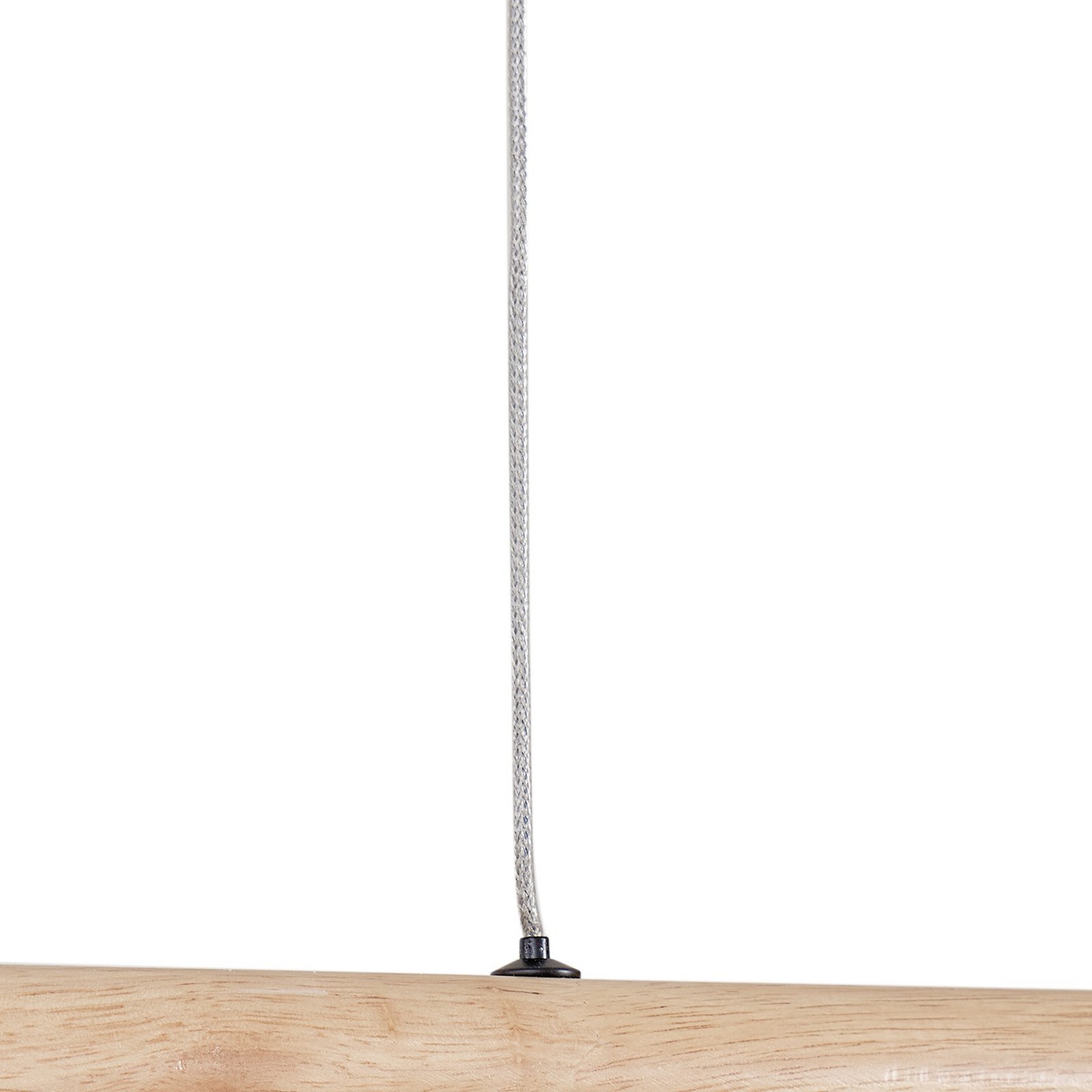 Lucande LED-Hängeleuchte Maruta, Holz, Balken, 120 cm, 3000K