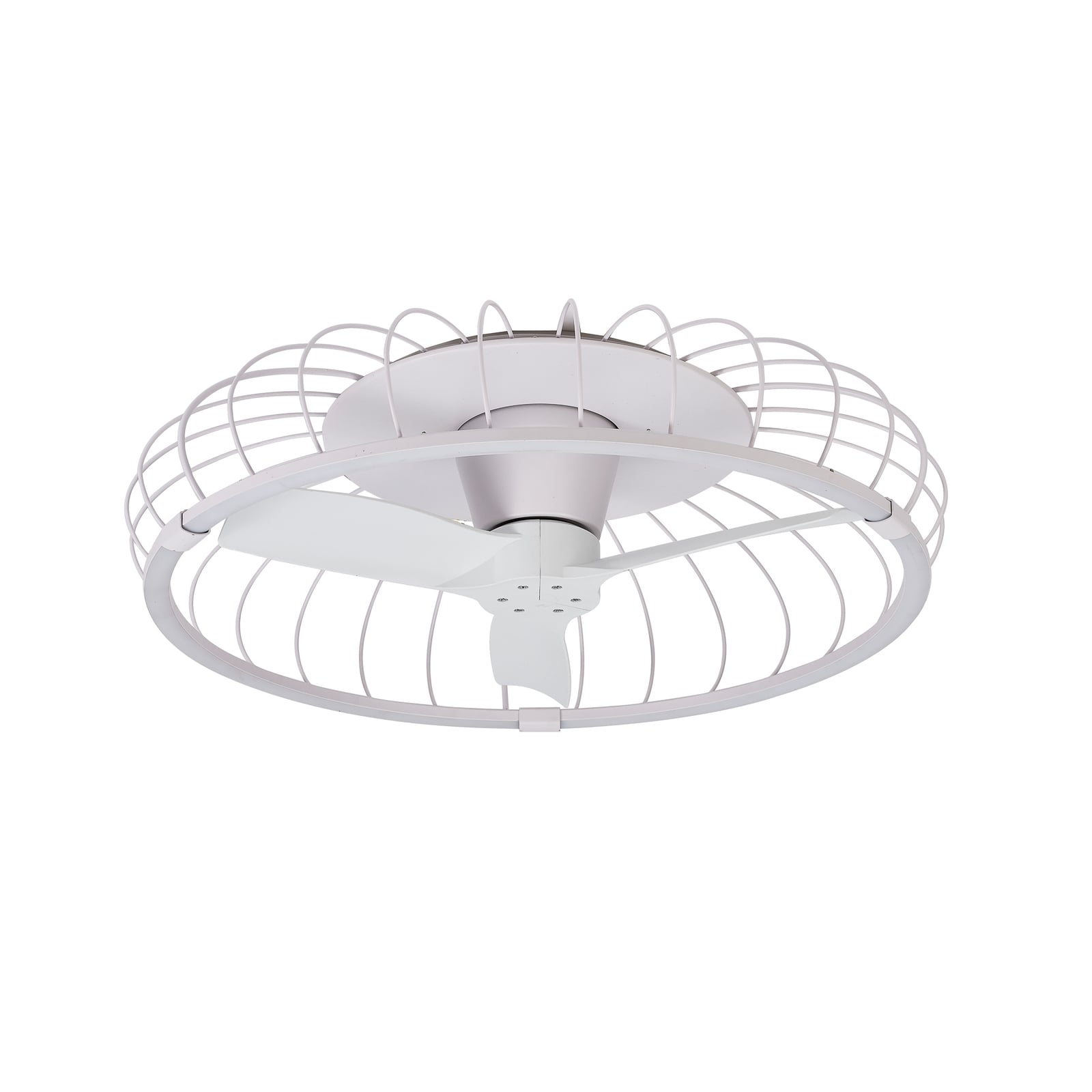 Nature LED-Deckenventilator, weiß, CCT App, Ø 79 cm - Mantra