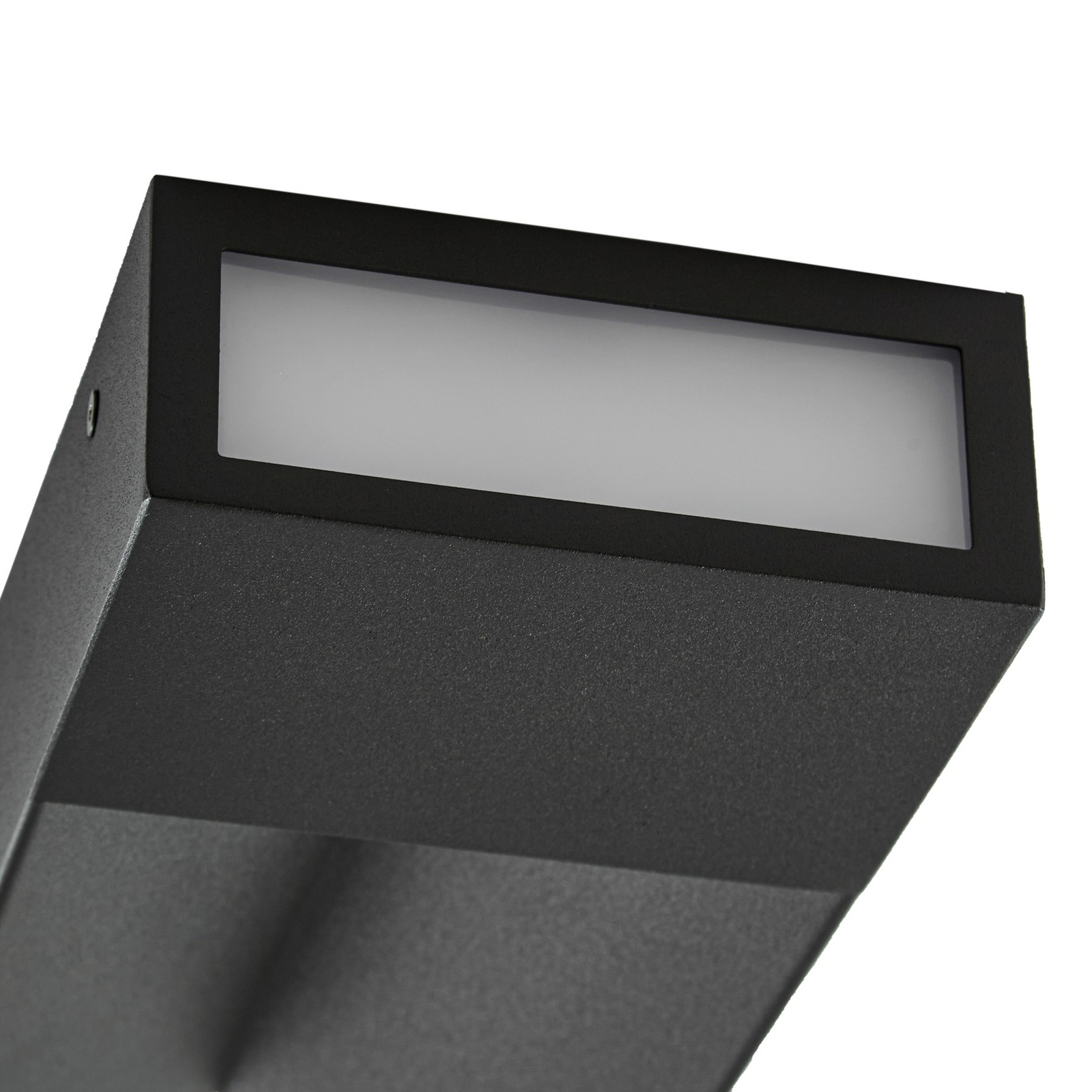 Lucande Kaholo LED kültéri fali világítás, matt fekete, CCT, IP44