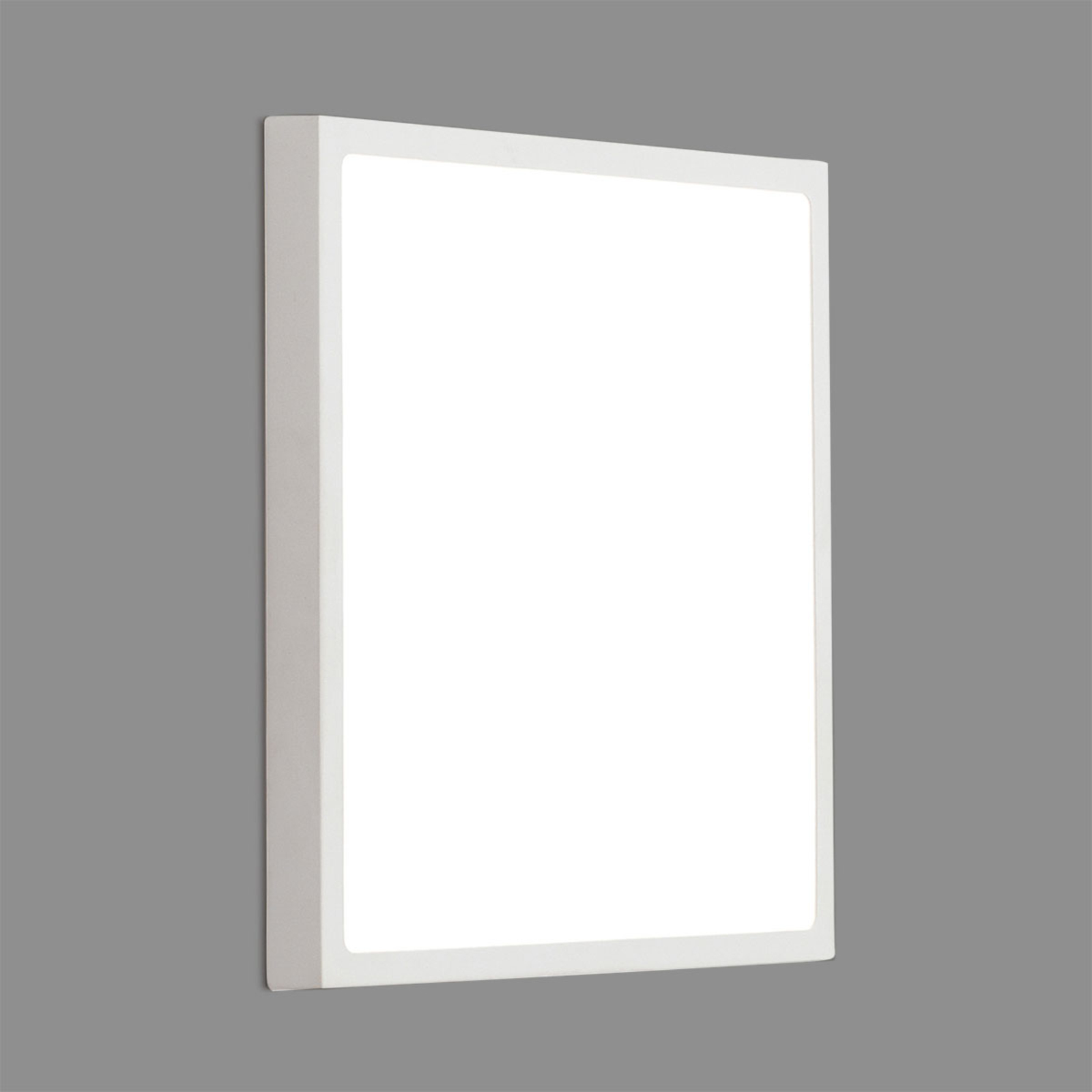 Applique LED Vika, carrée, blanche, 30 x 30 cm