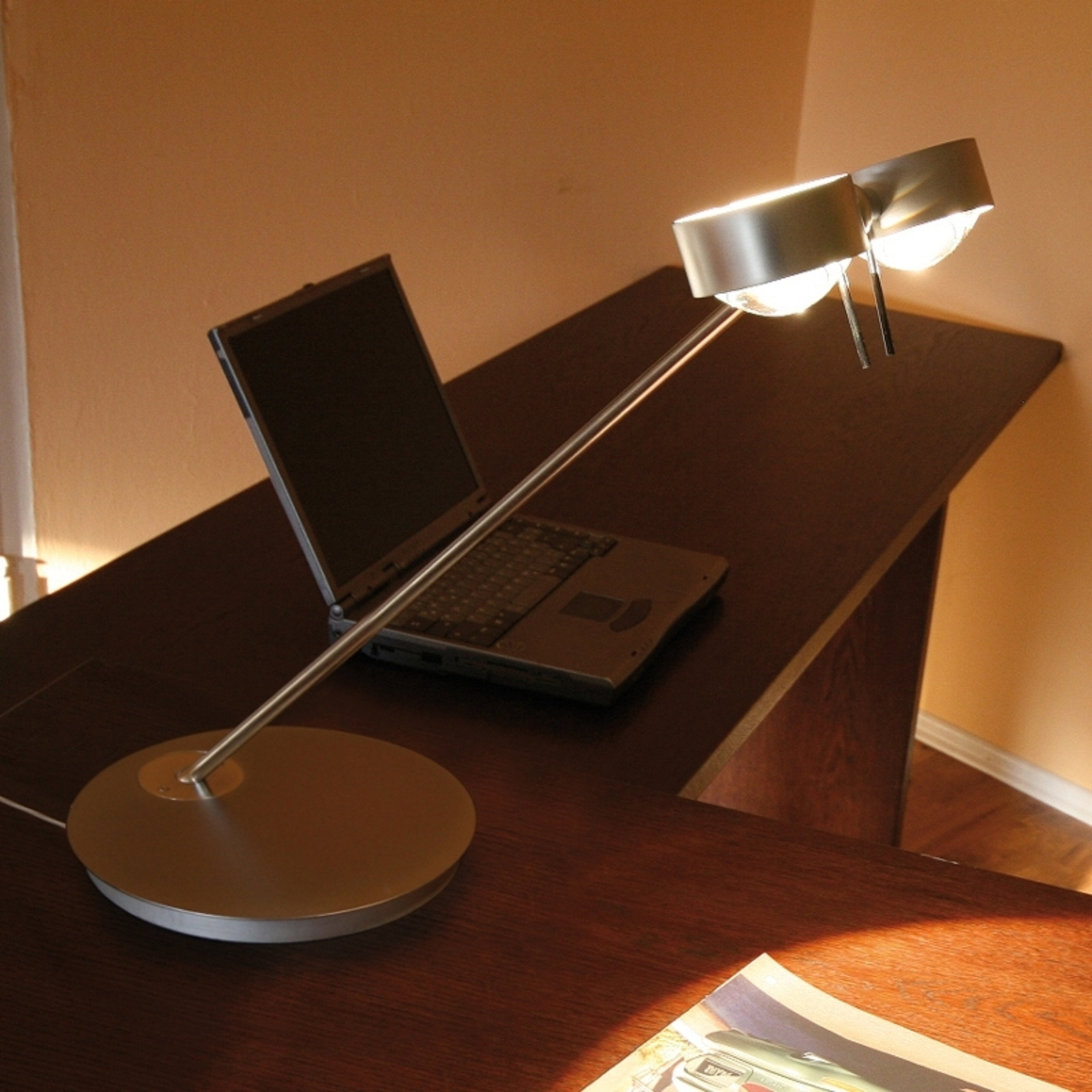 2-flammige Tischleuchte PUK TABLE