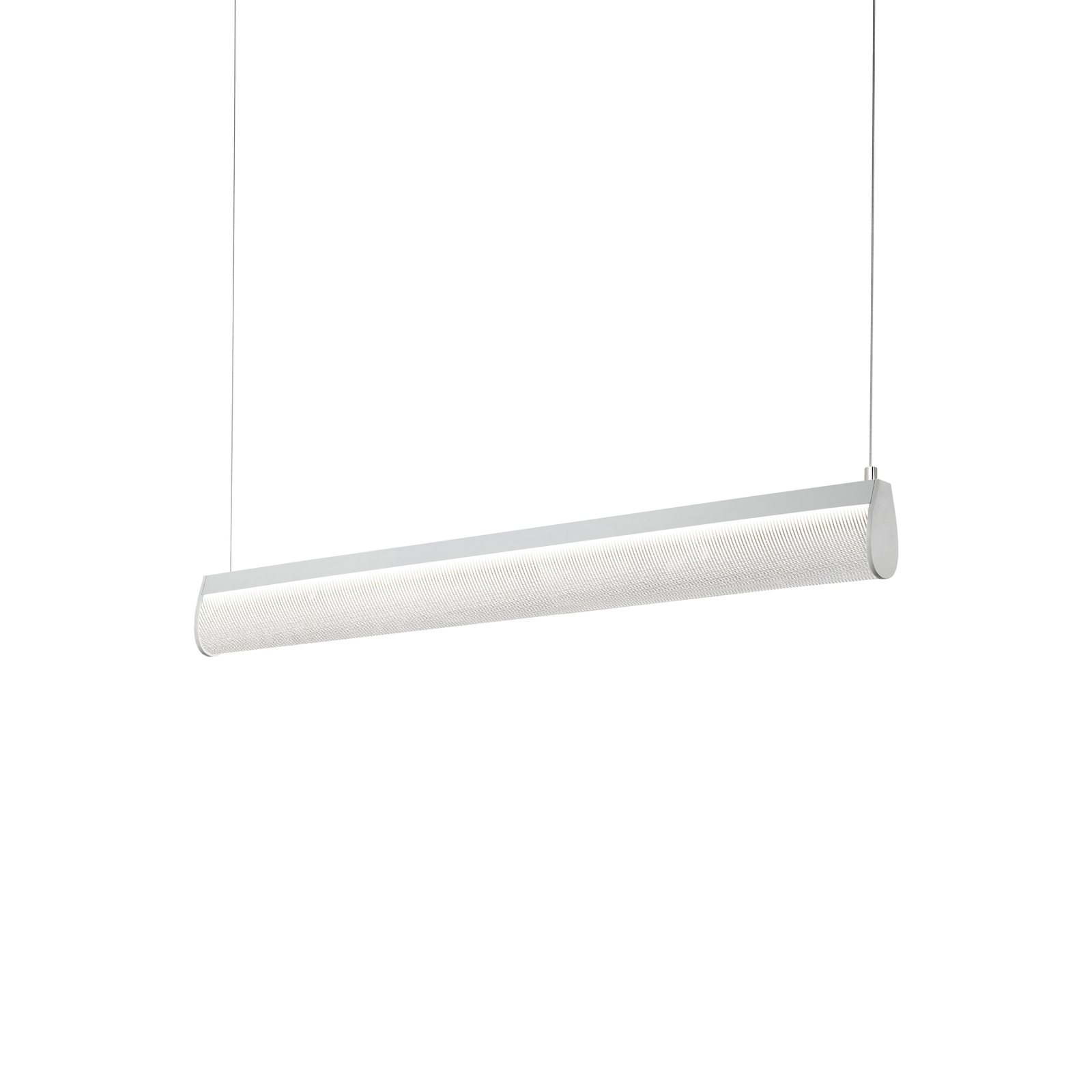 Slamp LED hanging light Modula, crystal, light grey