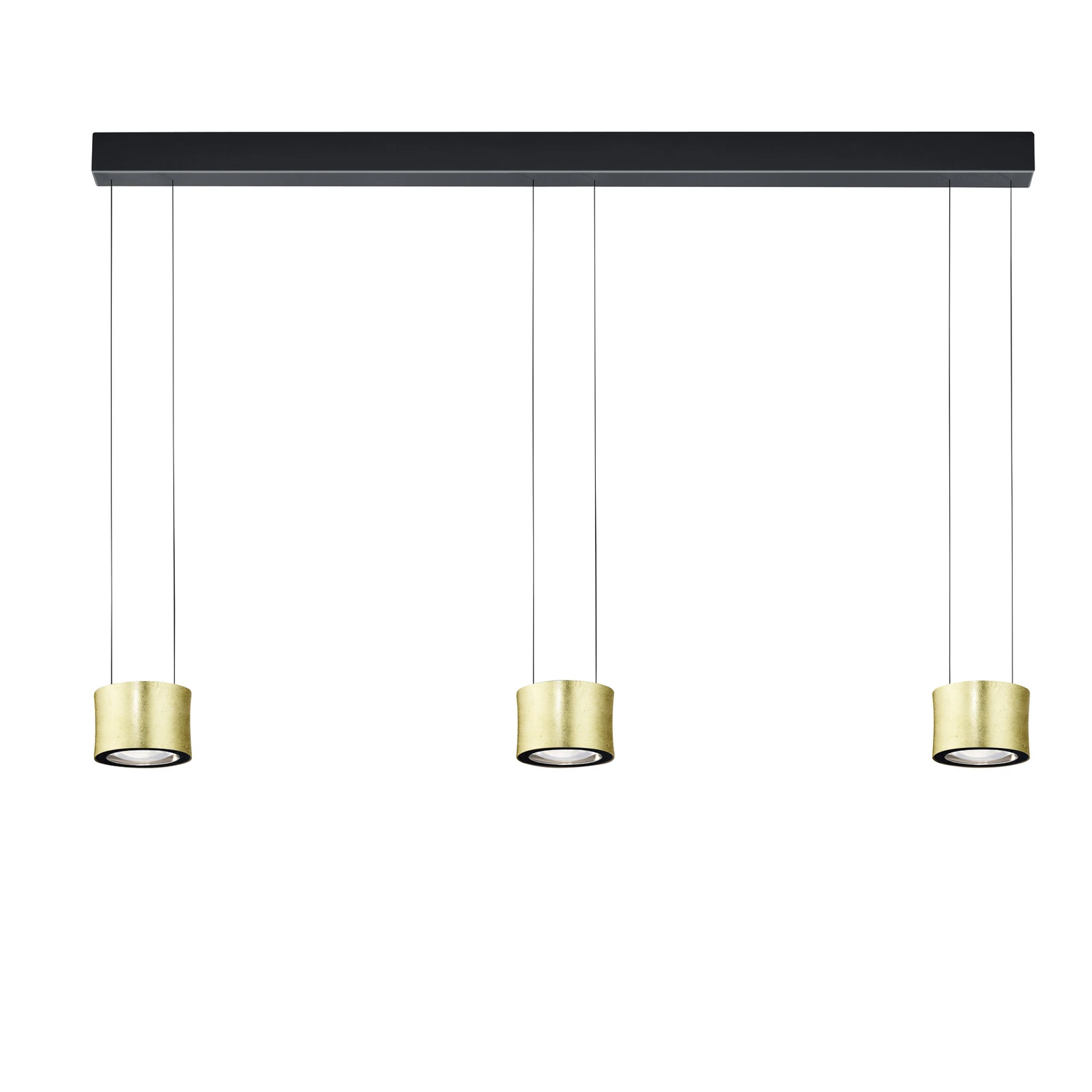 BANKAMP Luce elevata Impulse 3x, lehtikulta/musta