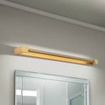 LED bathroom wall lamp Marylin, length 90 cm, gold, aluminium