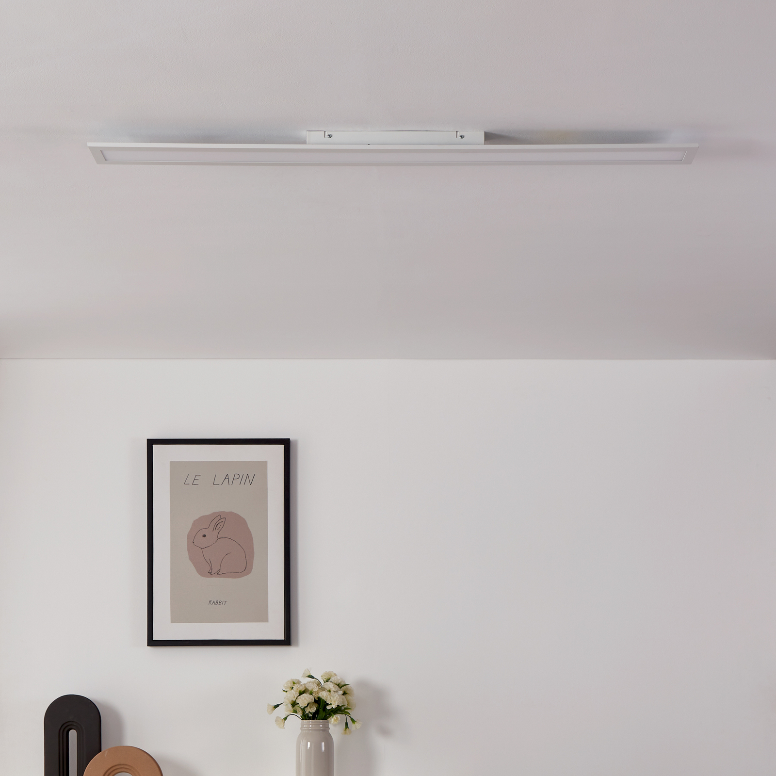 EGLO connect Salobrena-Z LED-Deckenlampe, 120x10cm, weiß