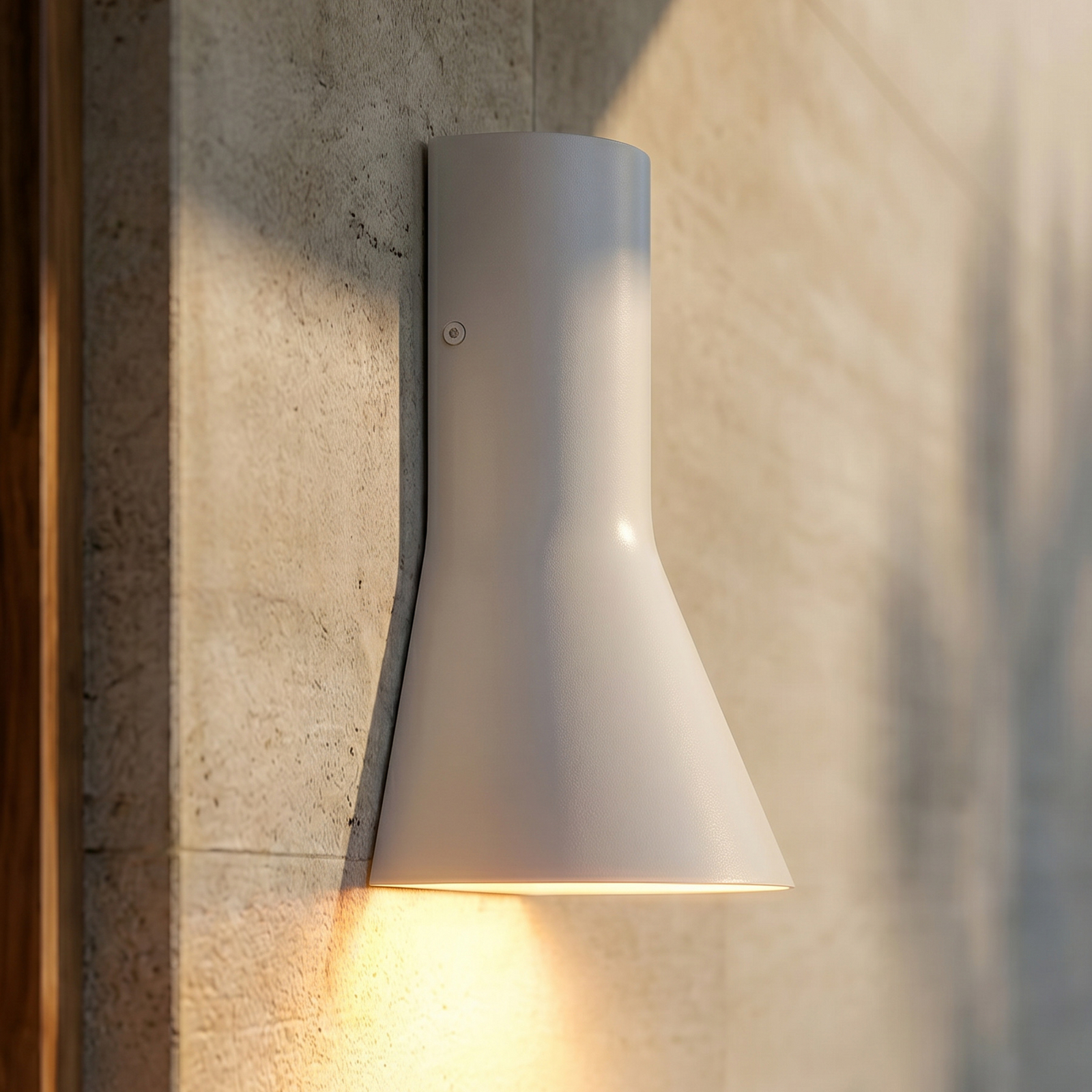 Zephy LED outdoor wall lamp, uplight/downlight, light grey, CCT - Lucande Zephy LED outdoor wall lamp, uplight/downlight, light grey, CCT - Lucande