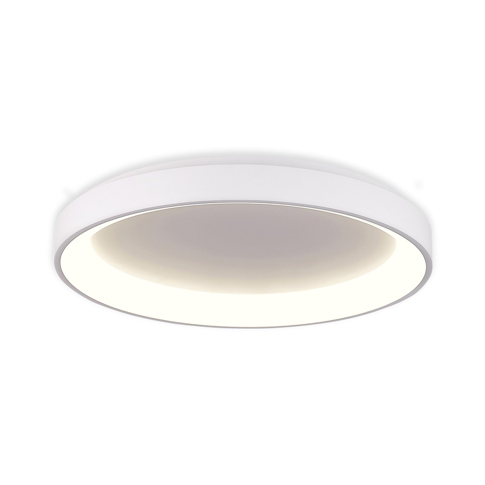 Grace LED ceiling light, white, Ø 58 cm, Casambi, 50 W