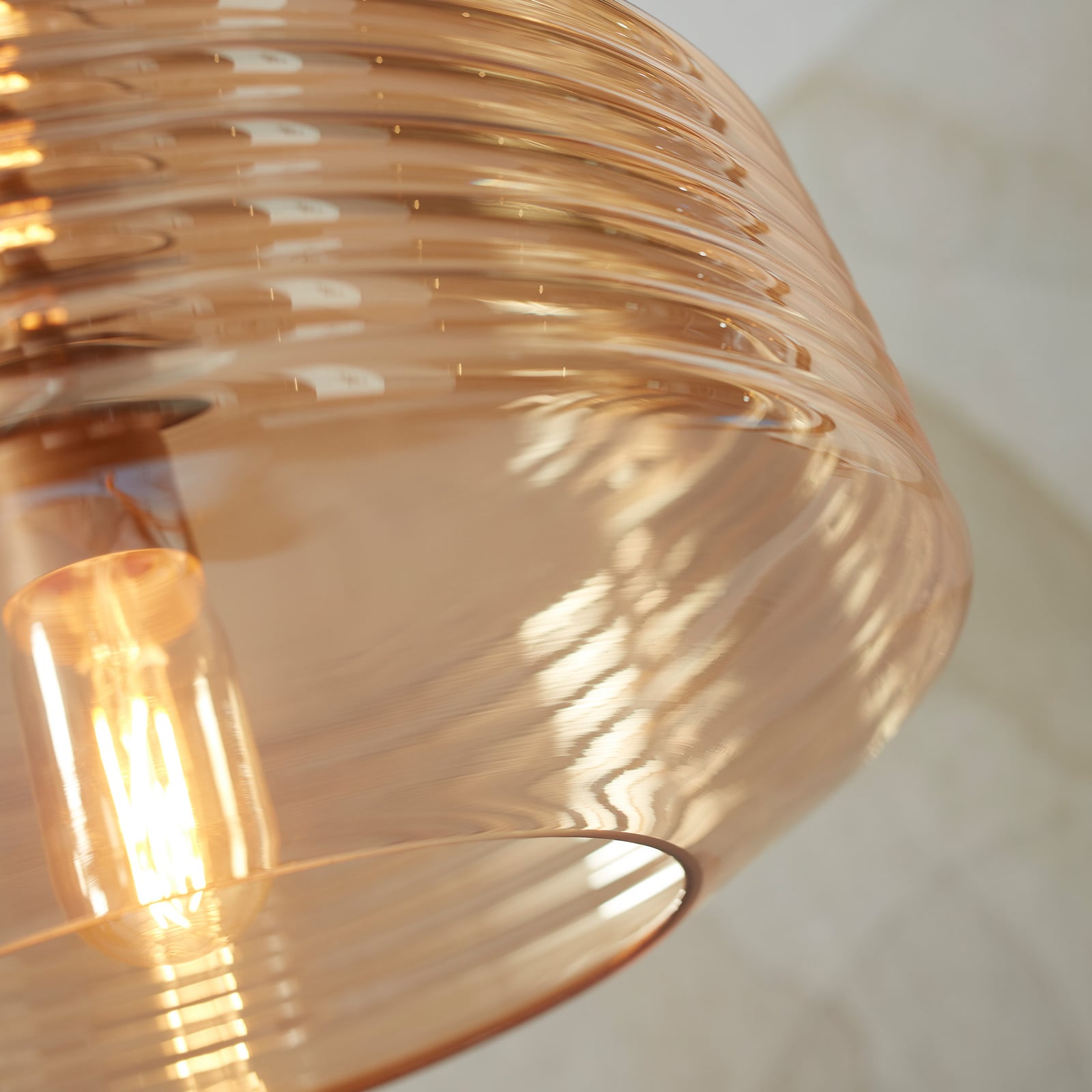 IT'S ABOUT ROMI Pendellampe Verona, rav, glass, E27 IT'S ABOUT ROMI Pendellampe Verona, rav, glass, E27