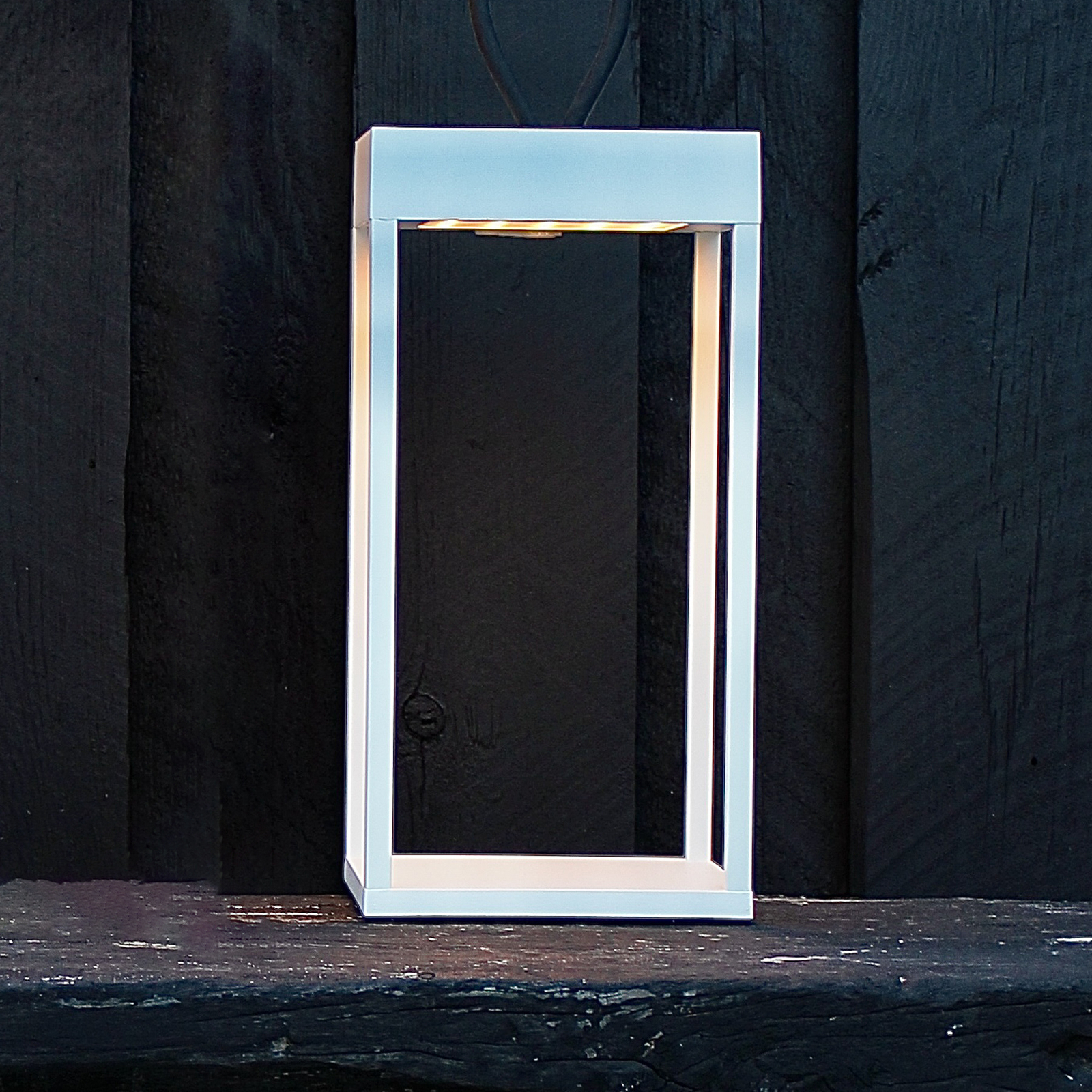 LOOM DESIGN Lucerna svetlo na terasu 30 cm biele