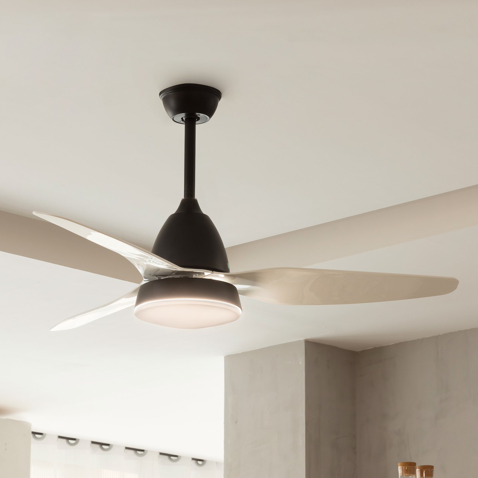 Starluna Coriano LED-Deckenventilator, schwarz