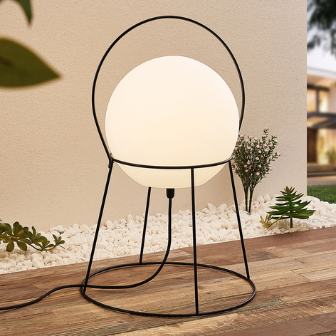 Lucande Hoyka Außentischlampe mit Kugel