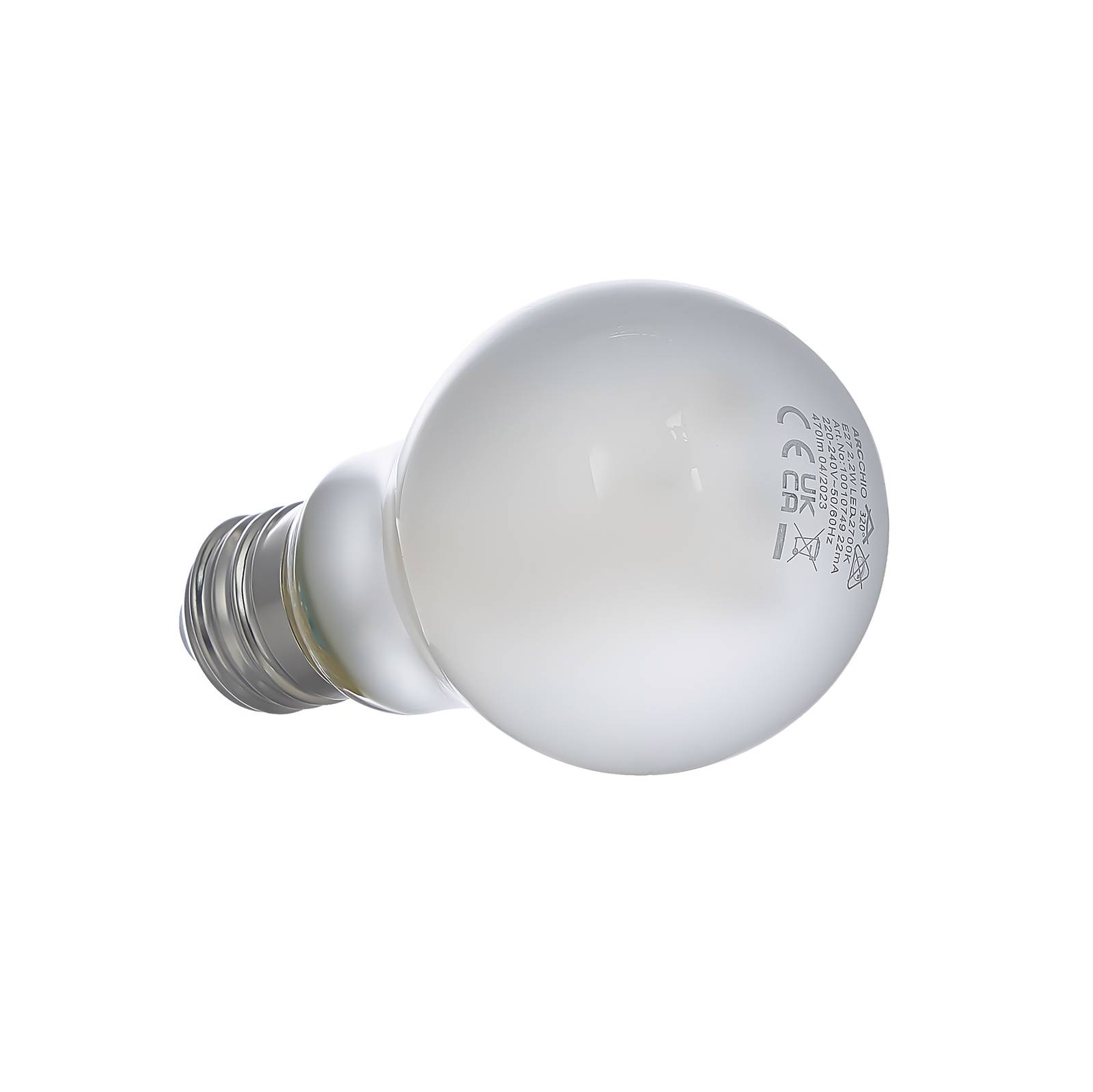 Żarówka LED filament, matowa, E27, 3,8W, 2700K, 806 lm