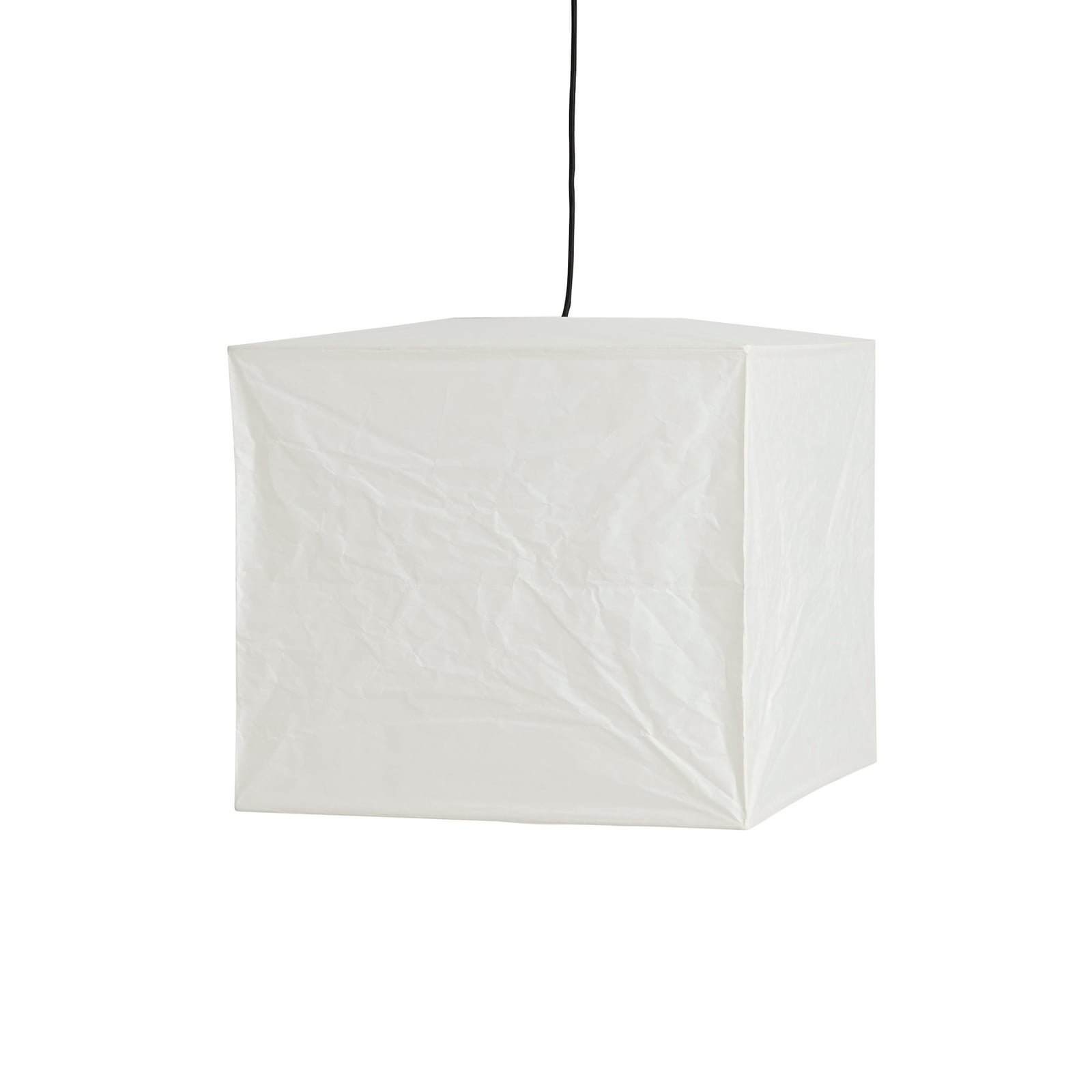 Abajur HAY Cube, altura 40 cm, branco, papel