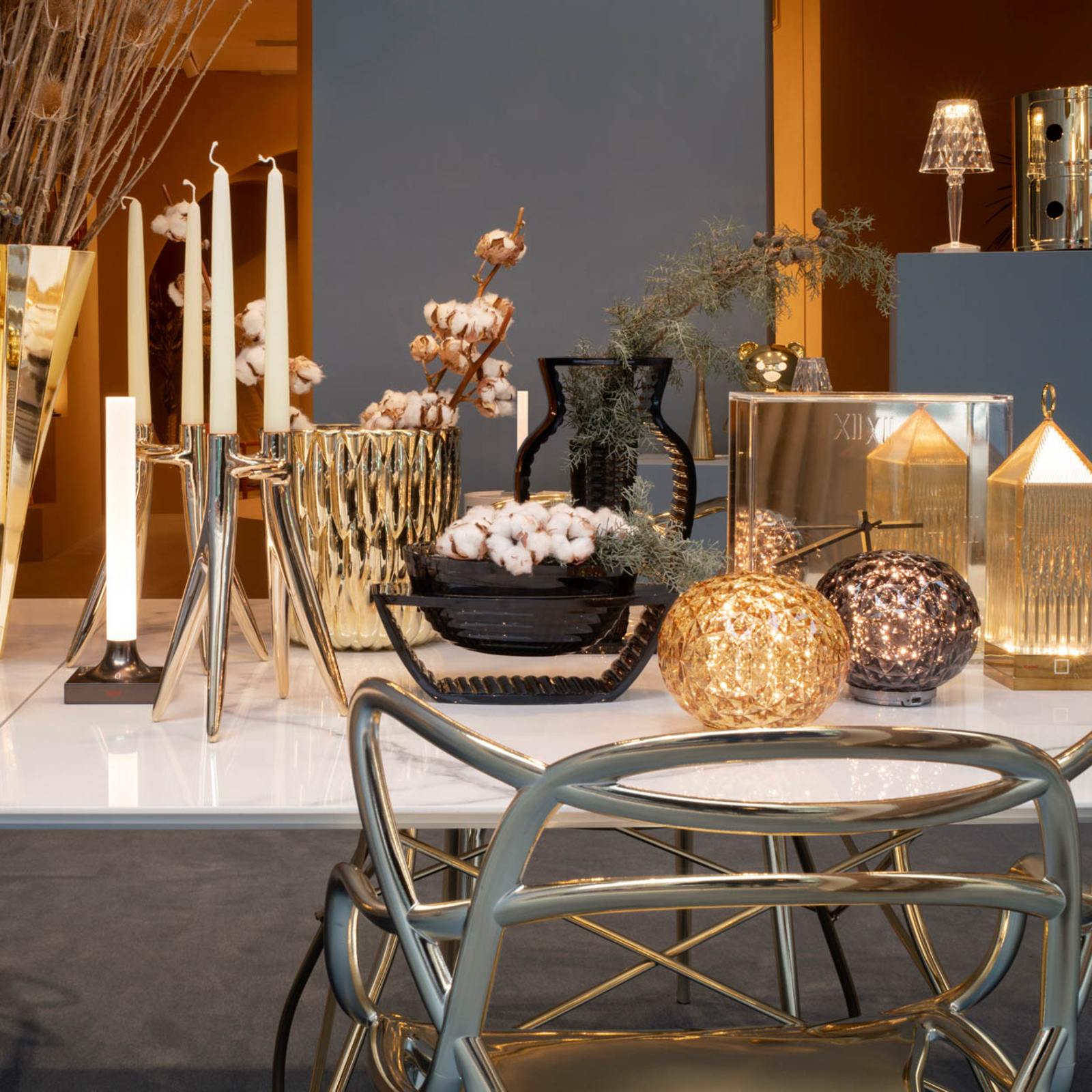 FL/Y Závěsné Světlo Gold - Kartell