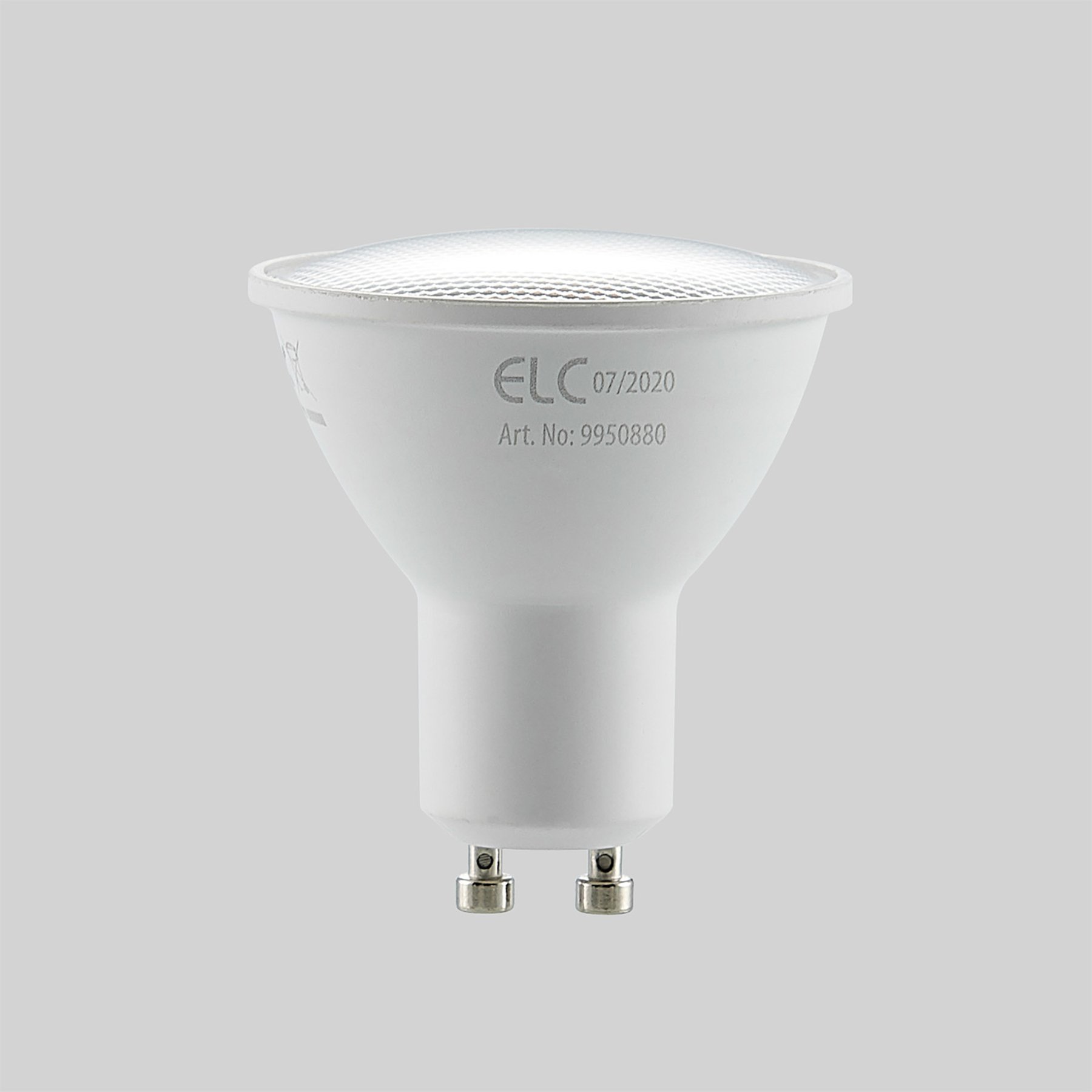 ELC reflector LED bulb GU10 5W 10-pack 2,700K 120°