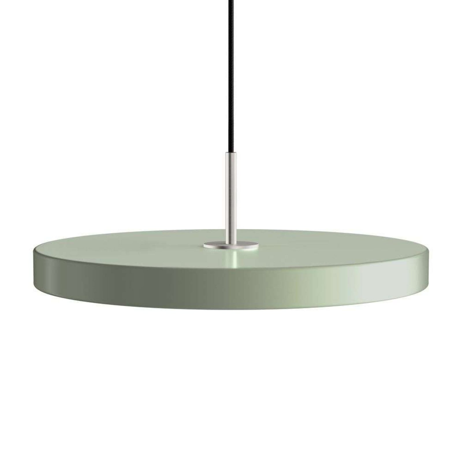 Asteria Pendelleuchte Medium Olive/Steel Top UMAGE - Wohnzimmer - Metall