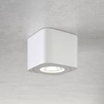 Downlight LED carré Palmi en blanc