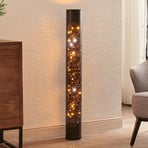 Lampa stojąca LED Lengla, czarny/złoty, metal, 104 cm