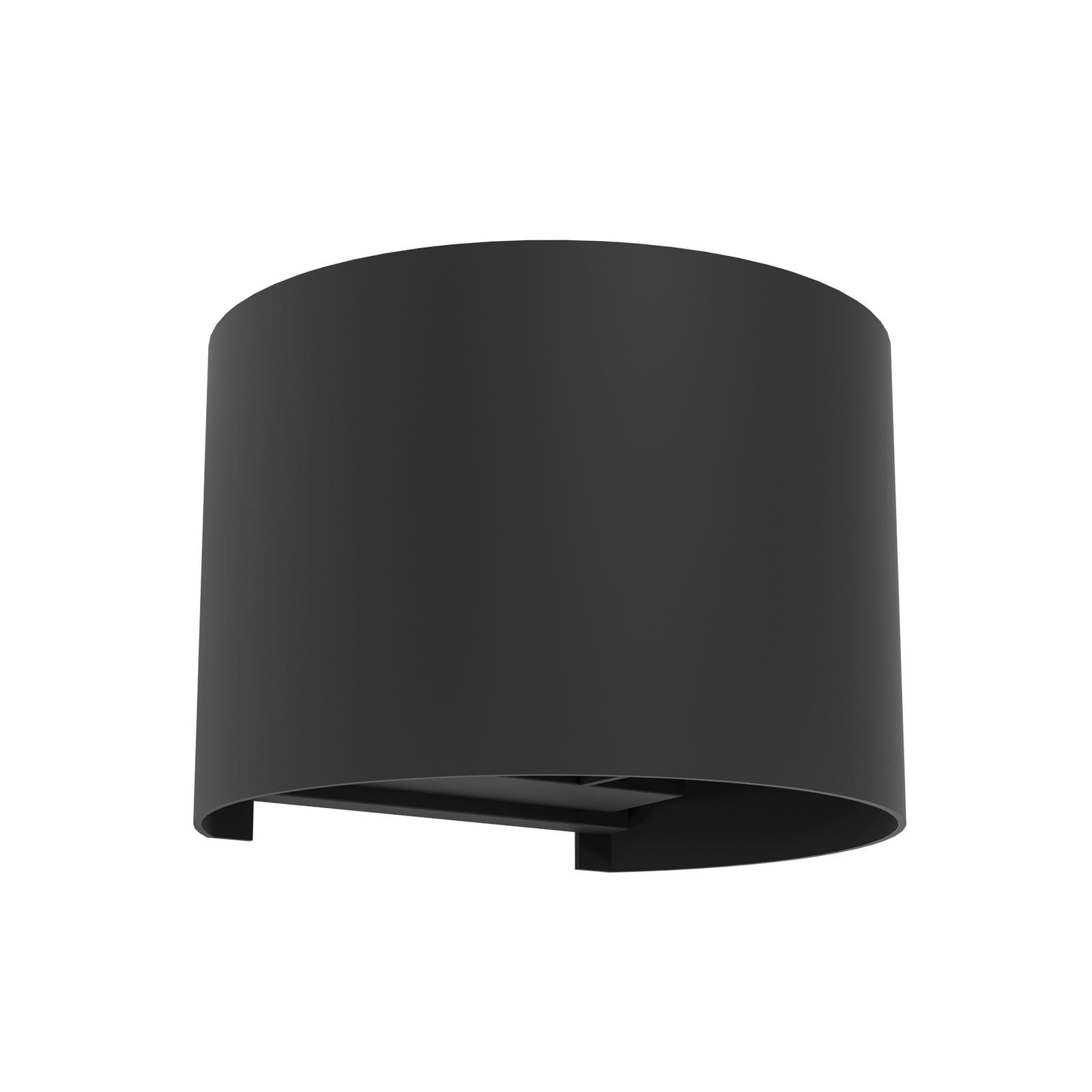 LED-Außenwandlampe Calpino 3, schwarz, Breite 14 cm, 2-flg.