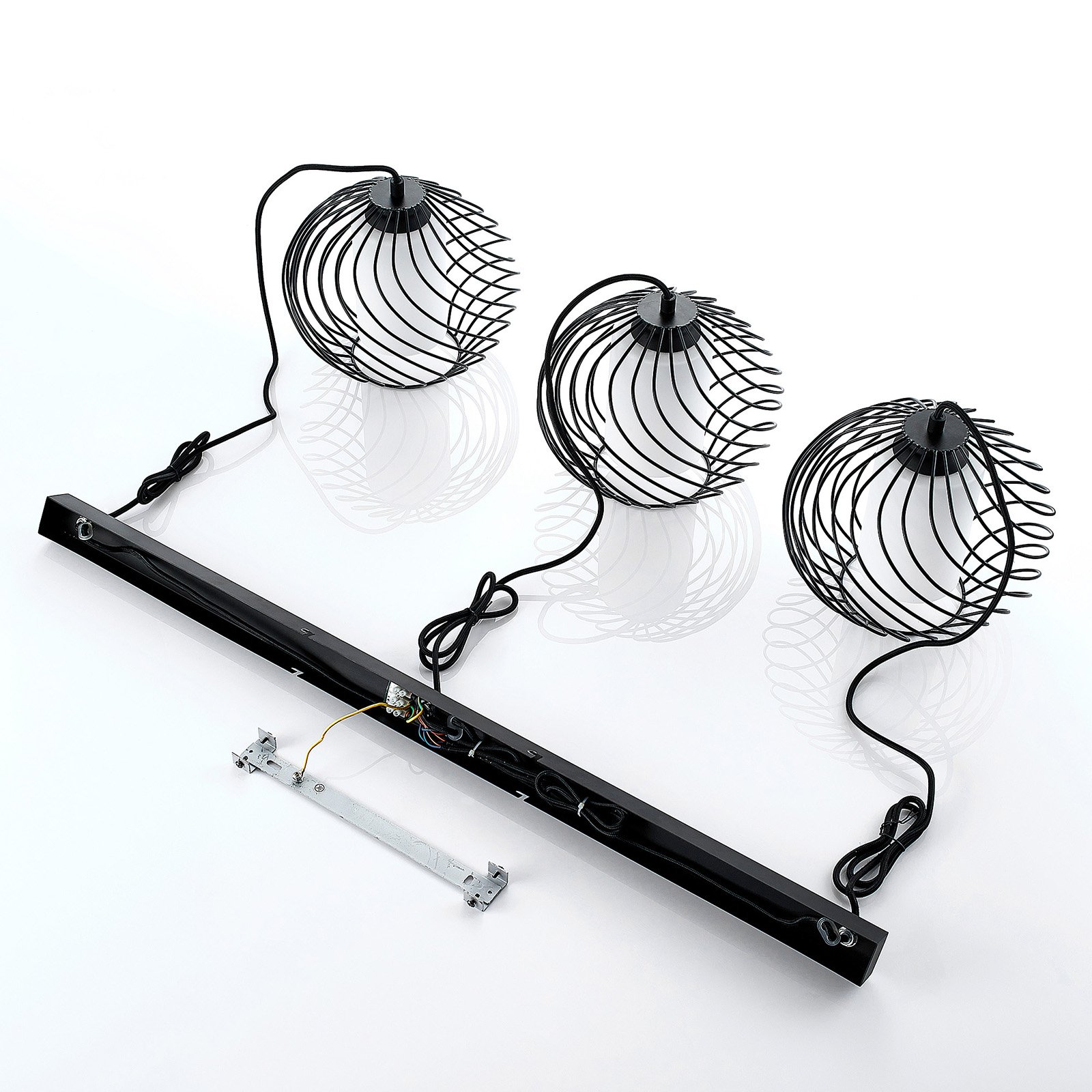 Cedrice Lámpara Colgante Black/White - Lindby