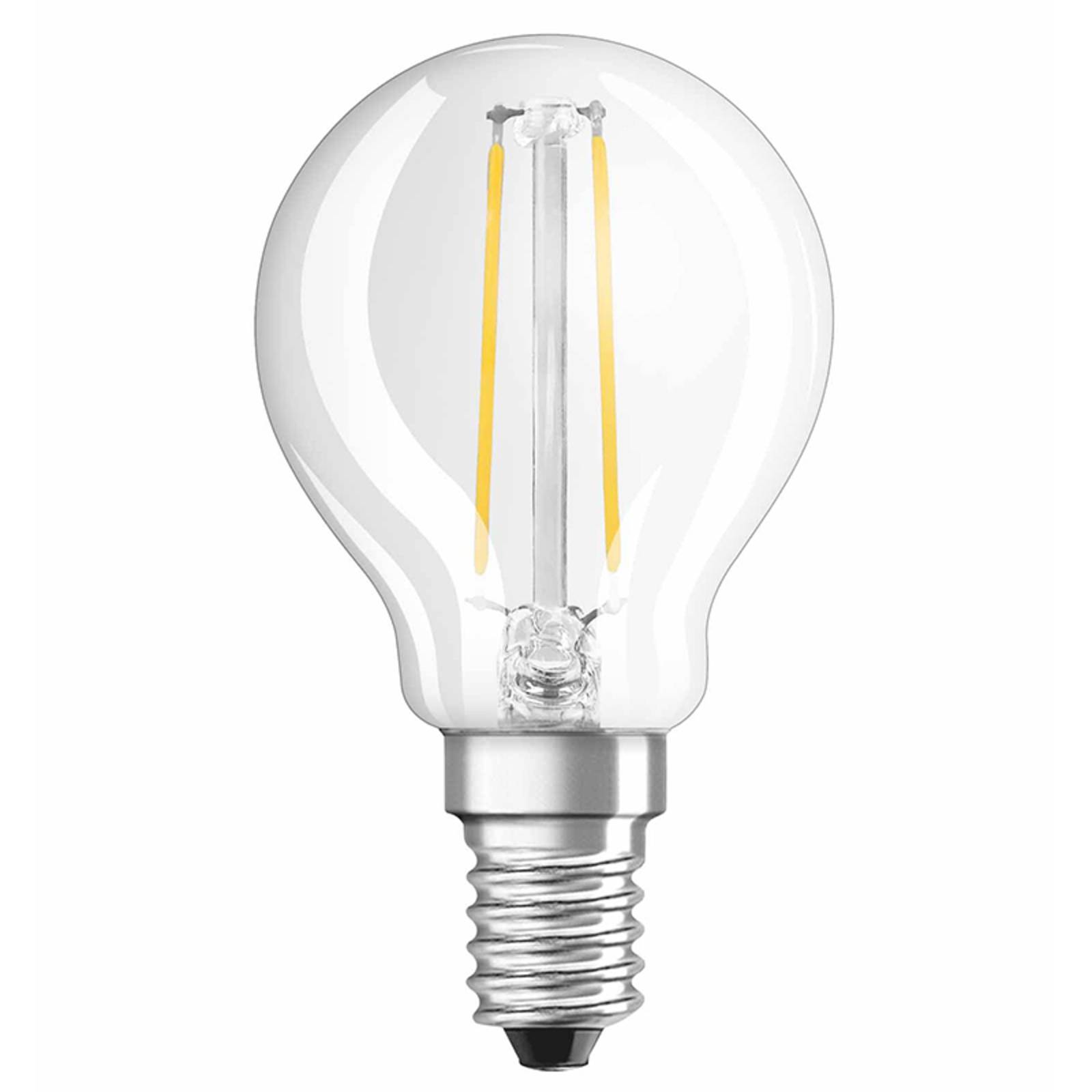 OSRAM żarówka LED E14 kropla 2,5W 827 Retrofit