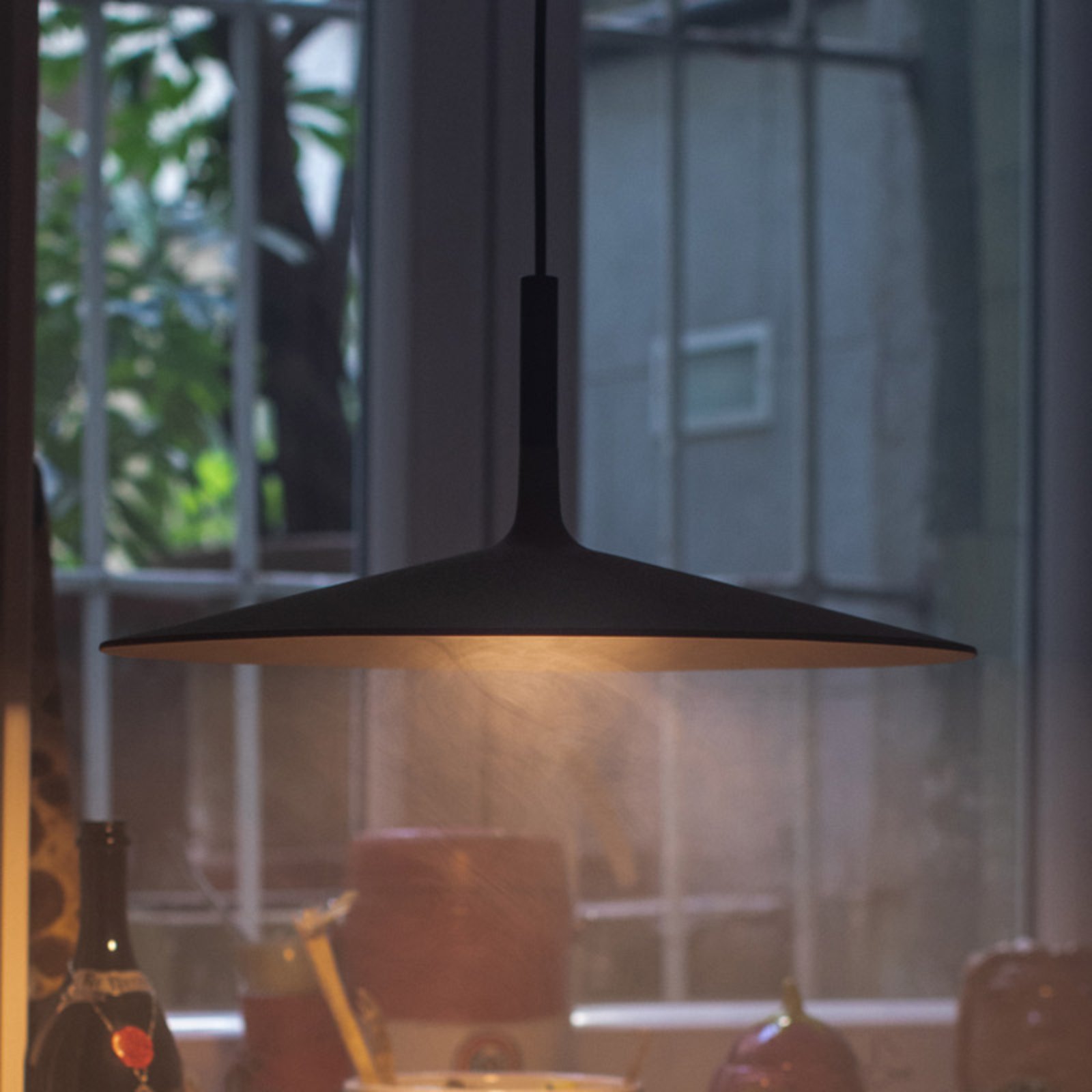 Aplomb Large lampada LED a sospensione, marrone - Foscarini