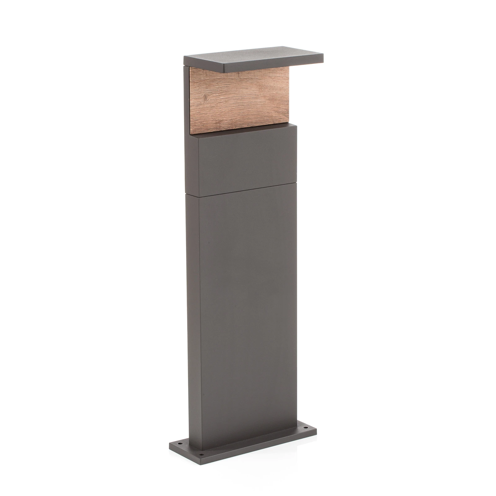 LED-Wegeleuchte Ruka mit Holz-Element, 60 cm