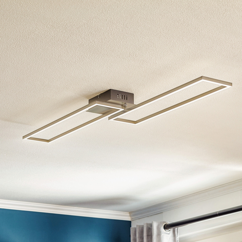 Lampa sufitowa LED Frame, pilot, czarna