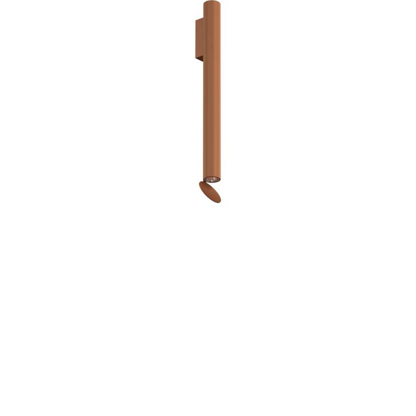 Flauta Riga Aplique de pared H500 Anodized Copper - Flos