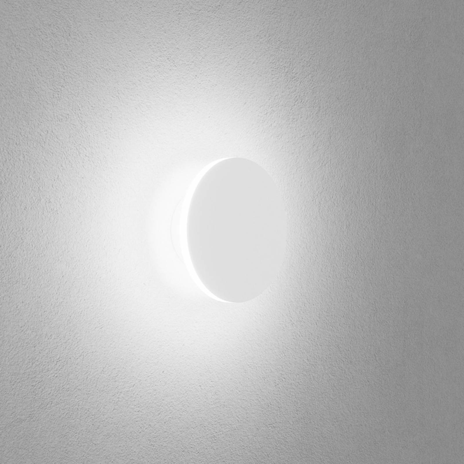 EGG kinkiet LED Orbit biały Ø 12,5 cm aluminium 2.700 K