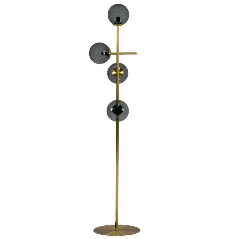 Dyberg Larsen - Como Stehleuchte smoke/brass DybergLarsen