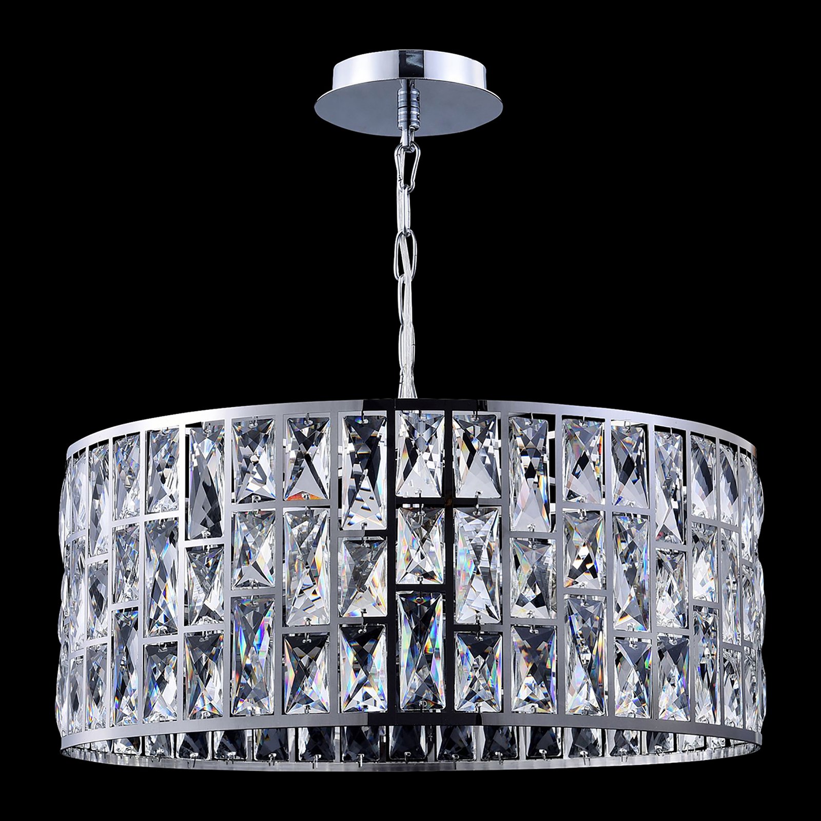 Maytoni Gelid függő lámpa kristály üveg tárcsák